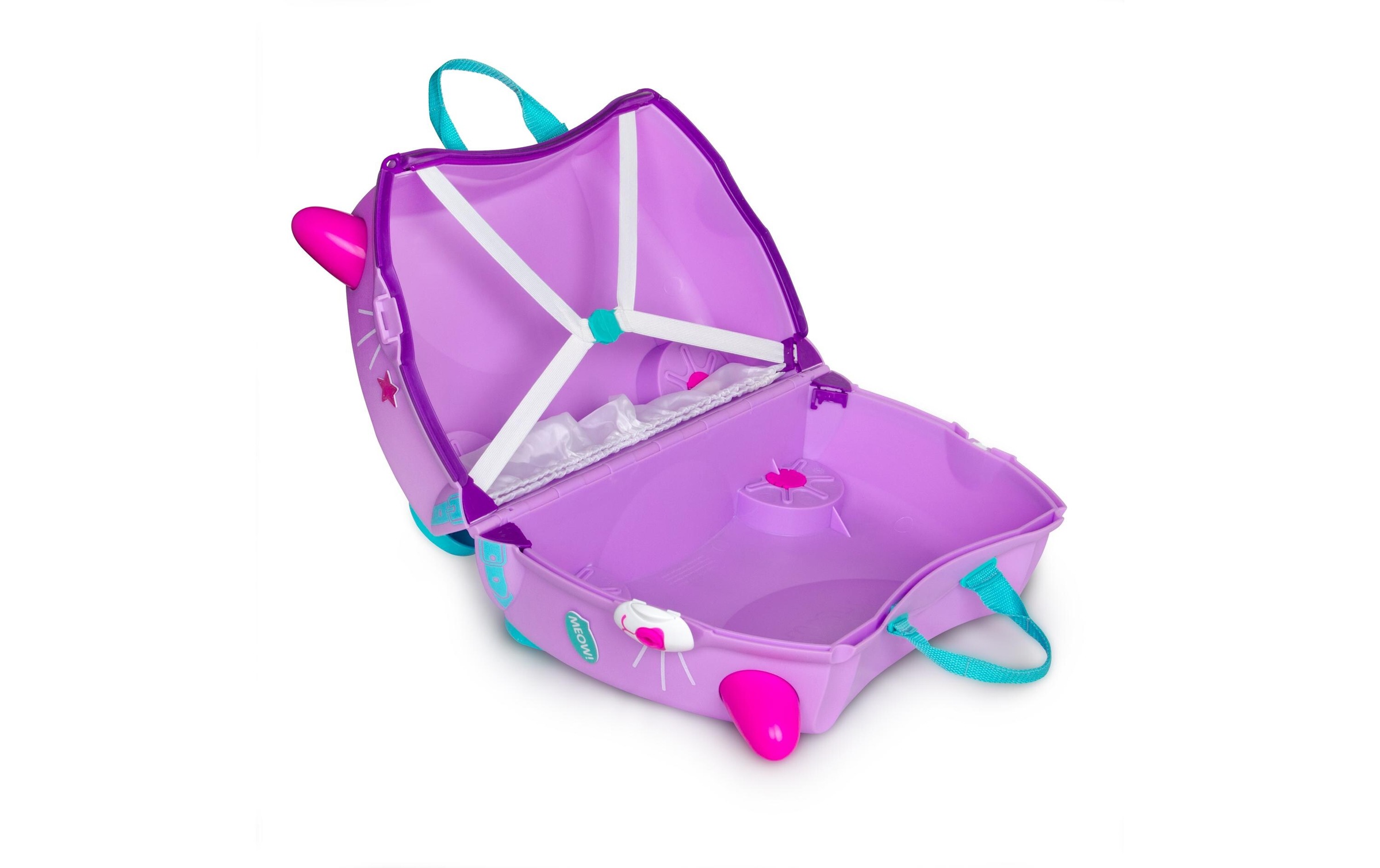 TRUNKI Trolley »Katze Cassie«, 4 Rollen