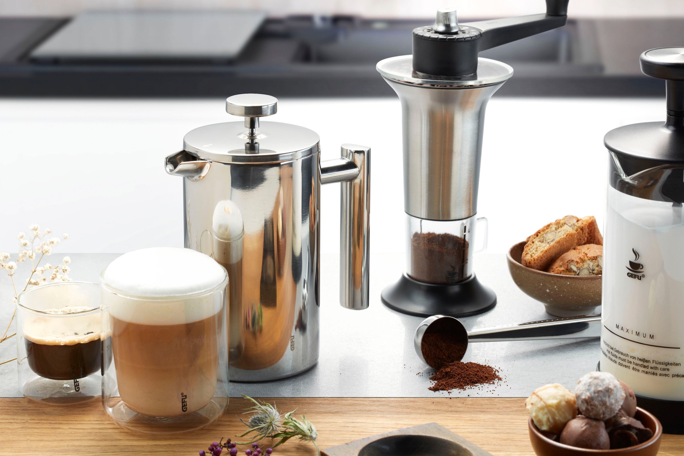 GEFU French Press Kanne »Kaffeebereiter GUSTAVO, 600 ml«, 600 l Kaffeekanne