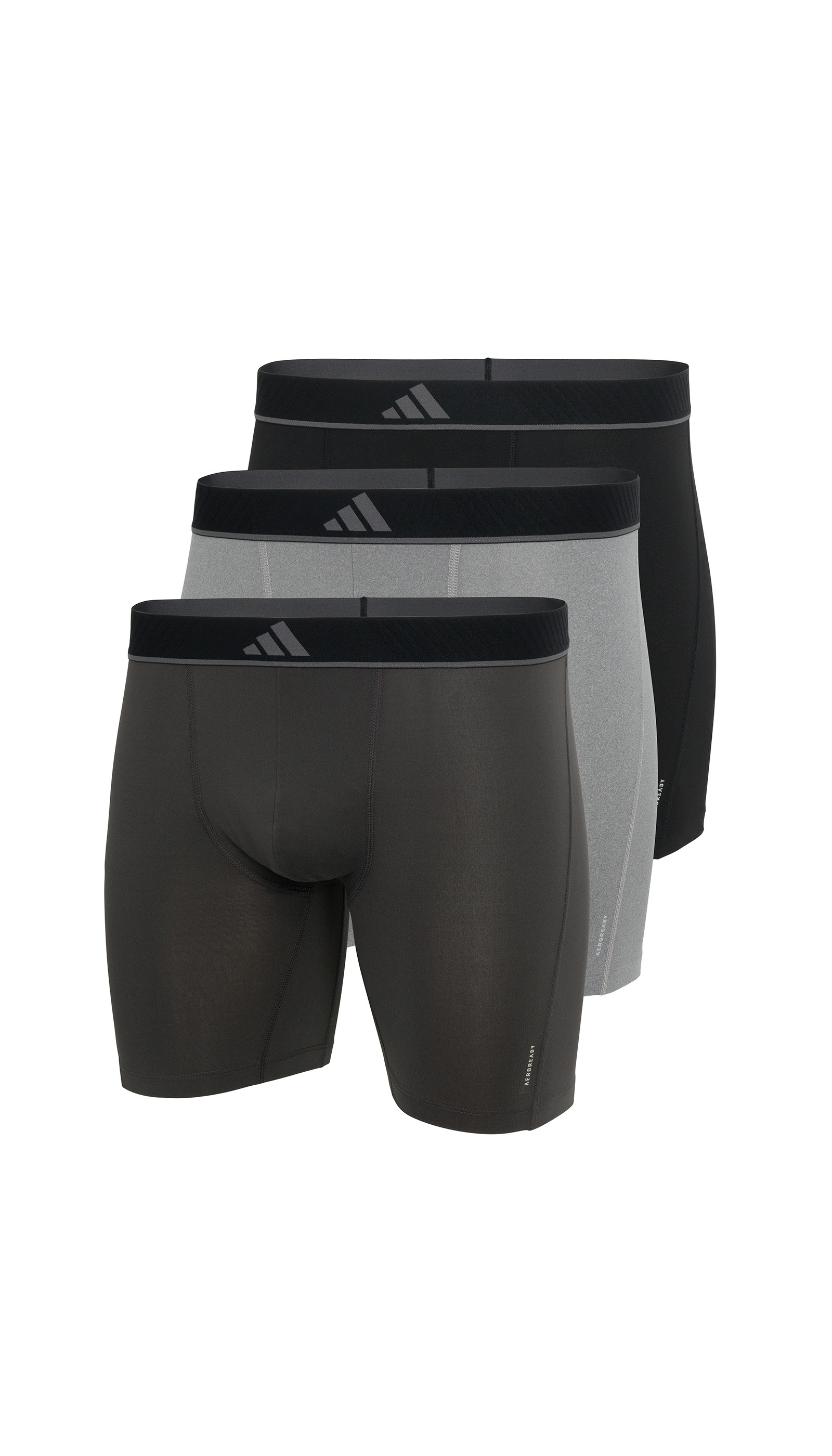 adidas Sportswear Langer Boxer »Active Micro Flex« 3er Pack, Logo-Bund, elastisch, Mikrofaser, ohne Eingriff