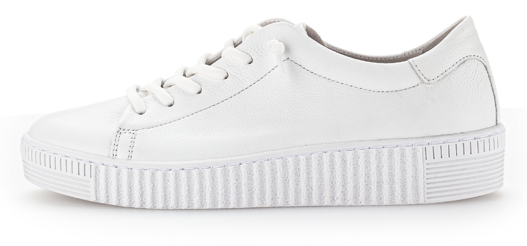 Gabor Slip-On Sneaker, Freizeitschuh, Halbschuh, Schnürschuh, elastische Schnürsenkel