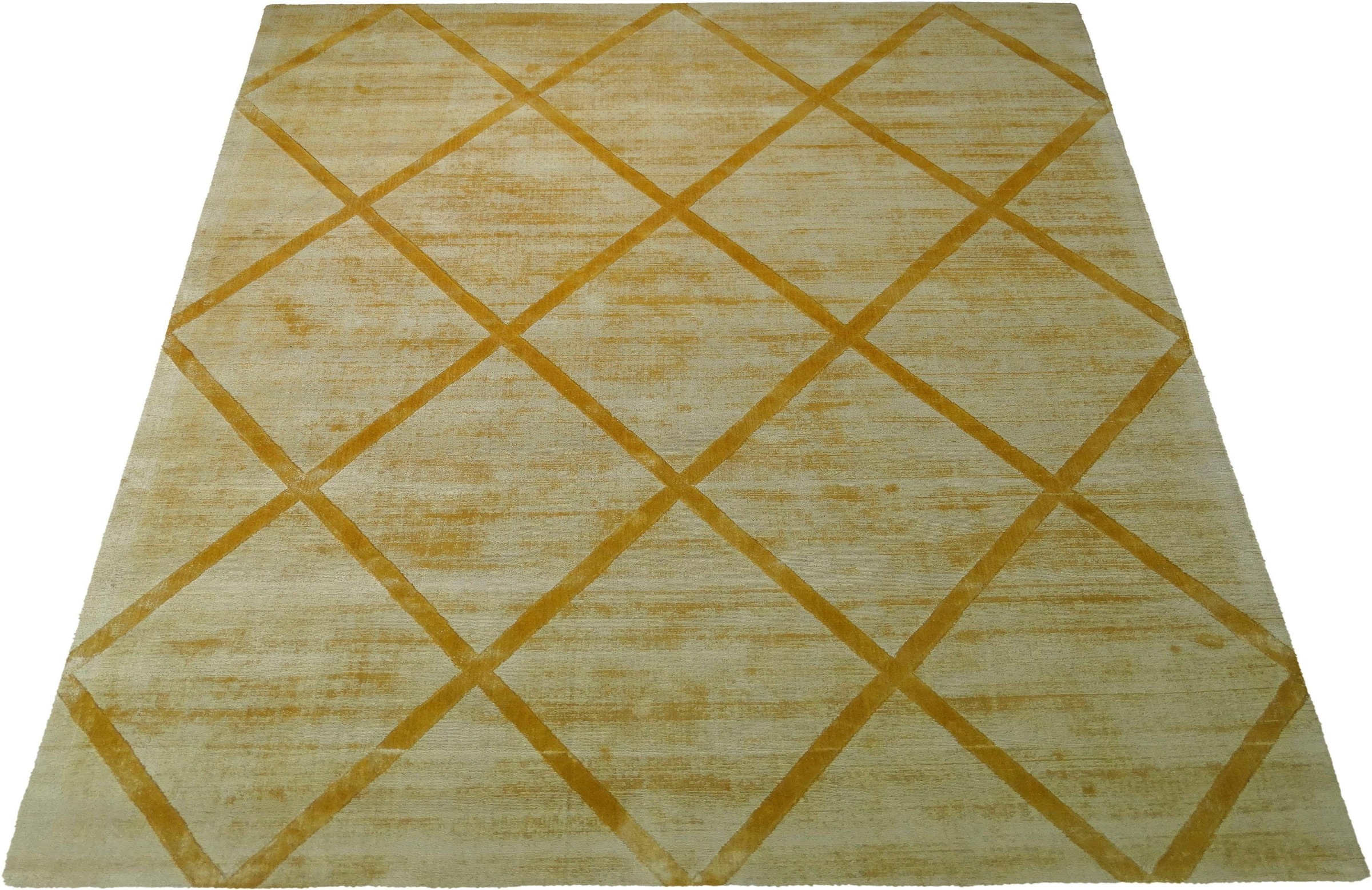 my home Teppich »Blerina«, rechteckig, 13 mm Höhe, elegant glänzender Kurzflorteppich in Seiden-Optik