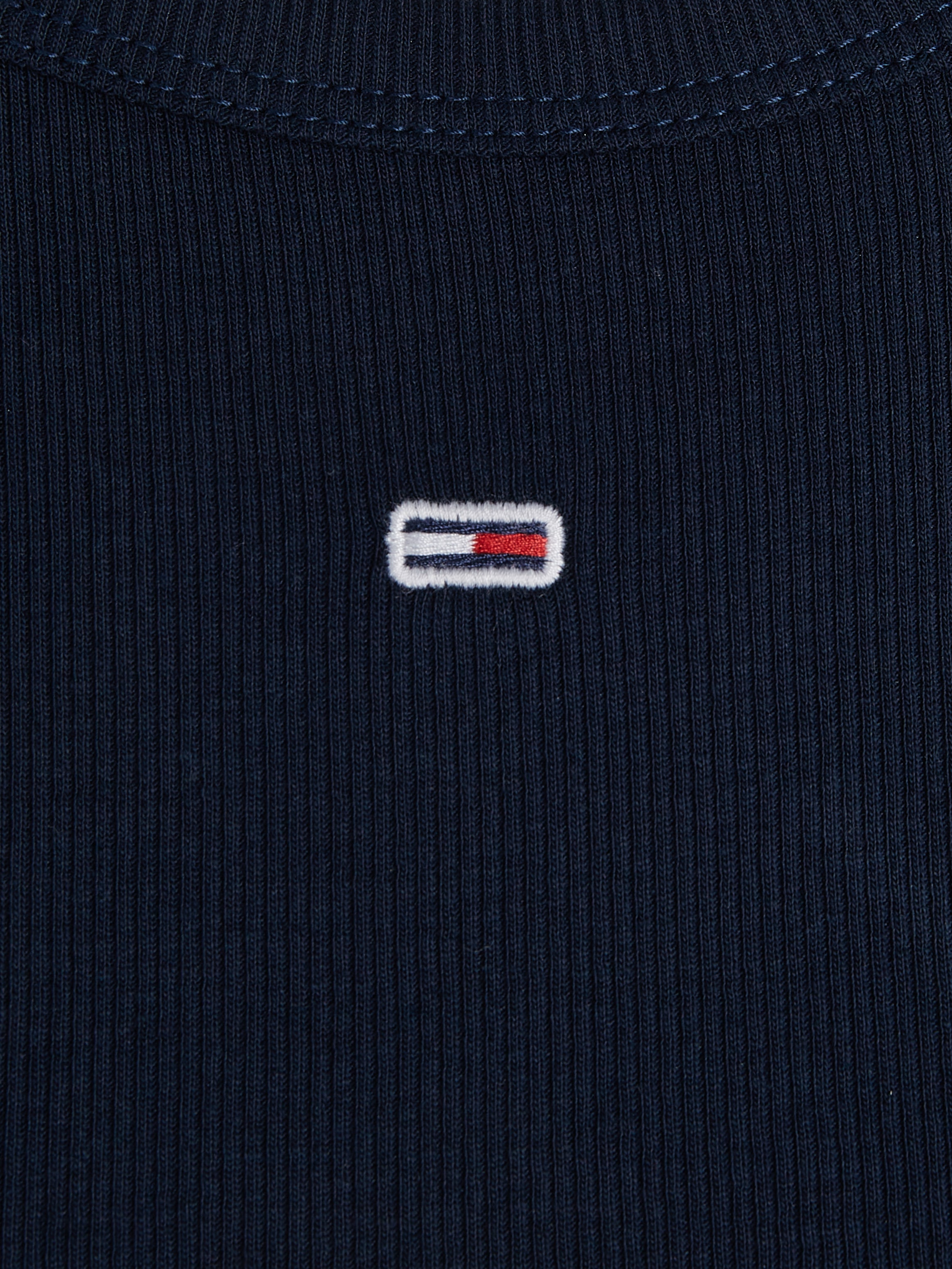 Tommy Jeans Curve T-Shirt »Slim Essential Rib«, Grosse Grössen