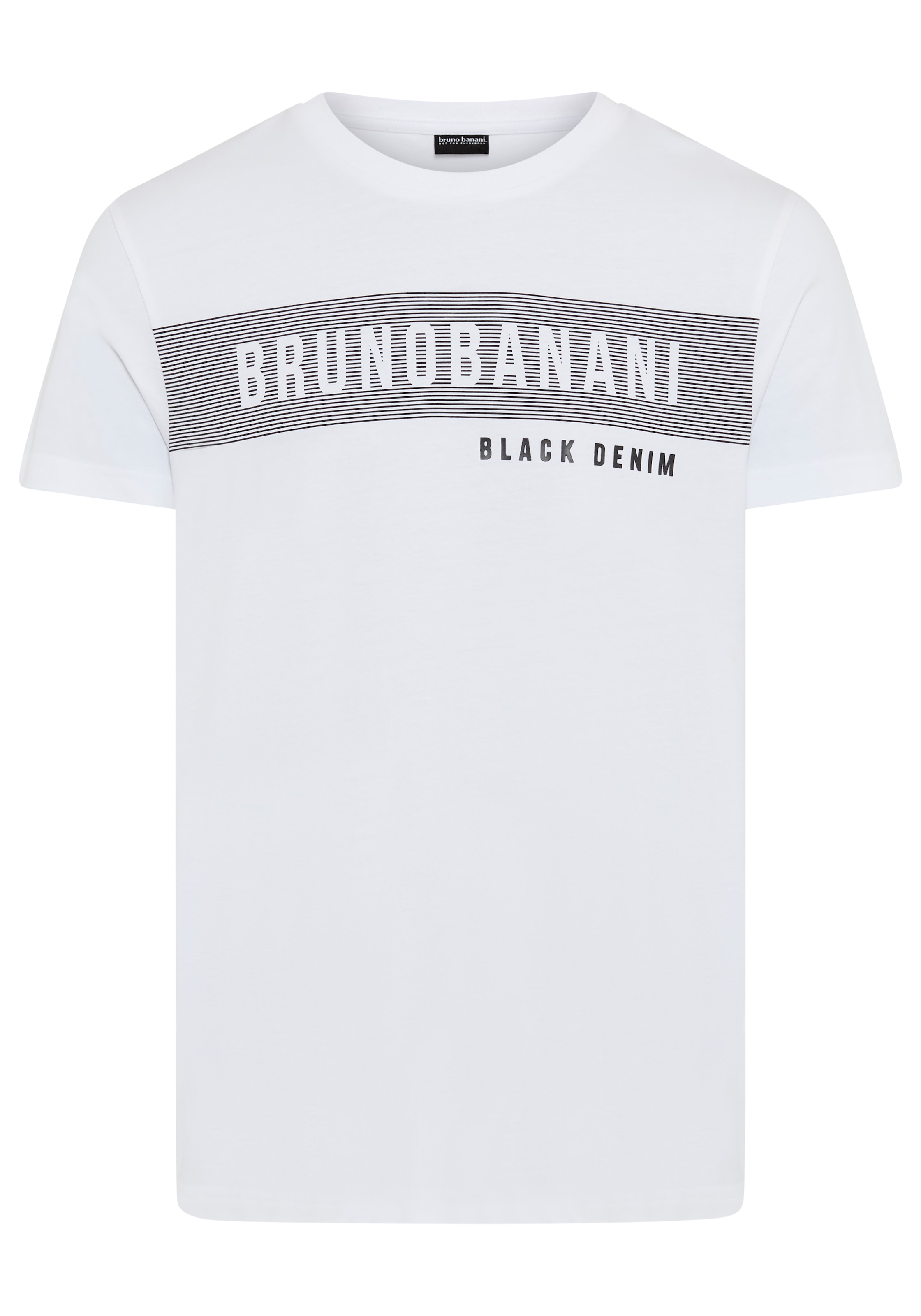 Bruno Banani T-Shirt, kurzärmelig, schmal geschnitten, Rundhalsausschnitt