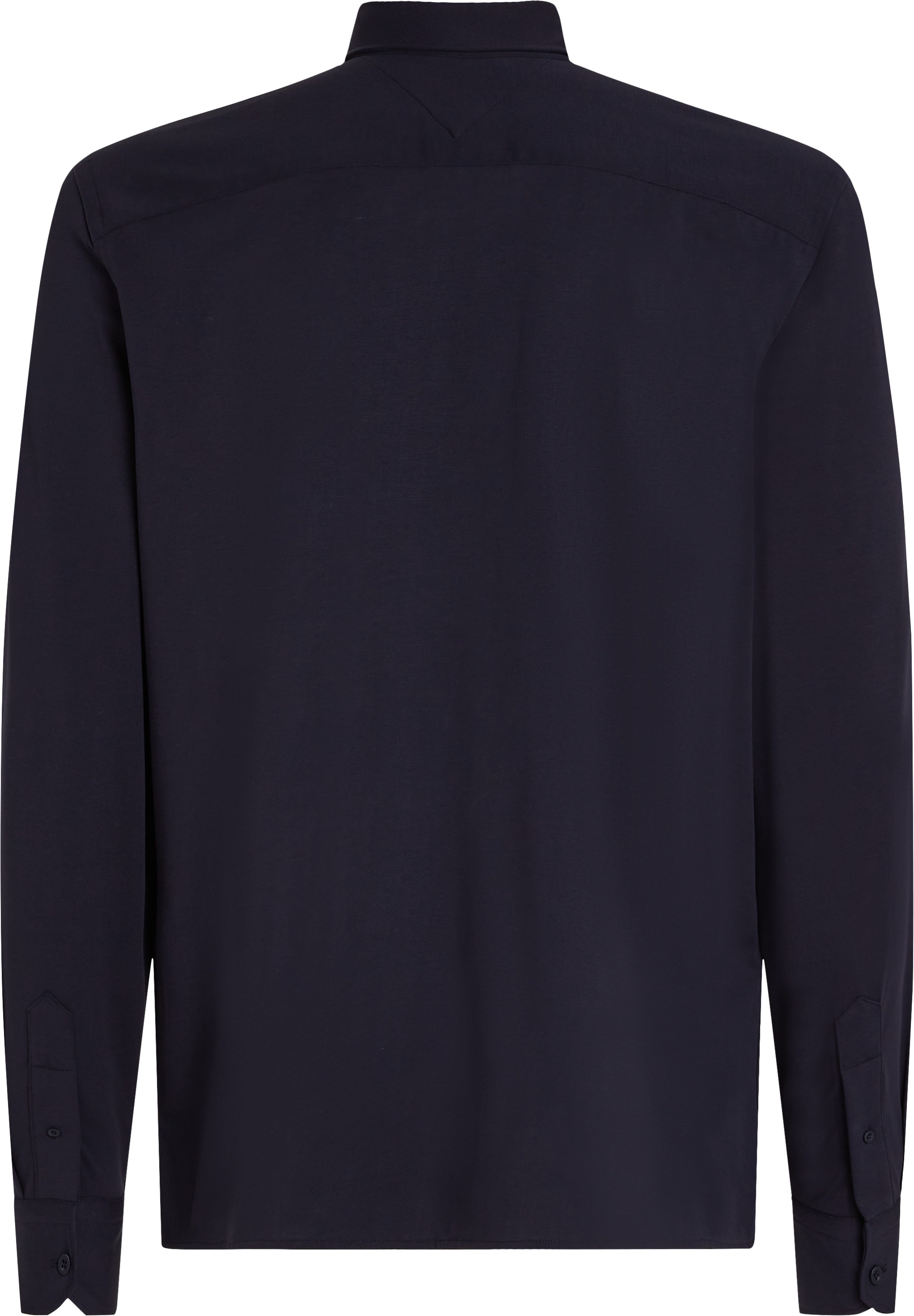 Tommy Hilfiger Businesshemd »PERFORMANCE KNIT SOLID SF SHIRT«, mit Logostickerei