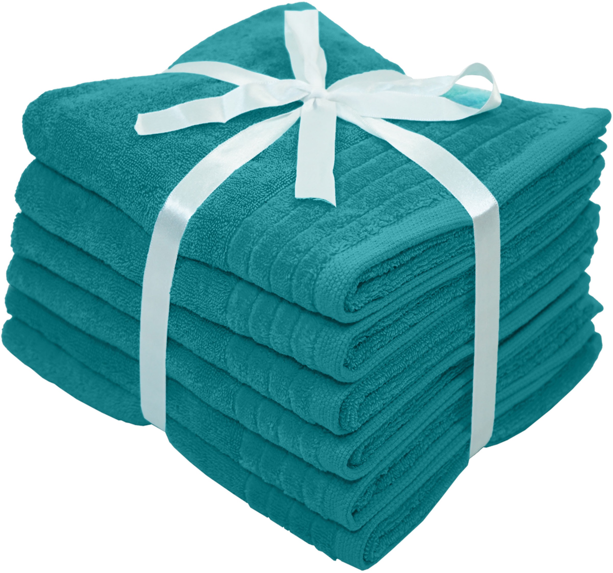my home Handtücher »Sanremo Premium, Premium Handtücher, 600 gr/m², 40x70cm«, (Set, 6 St., 6x 40x70cm), mit Bordüre, einfarbig, flauschig und weich, Händehandtücher