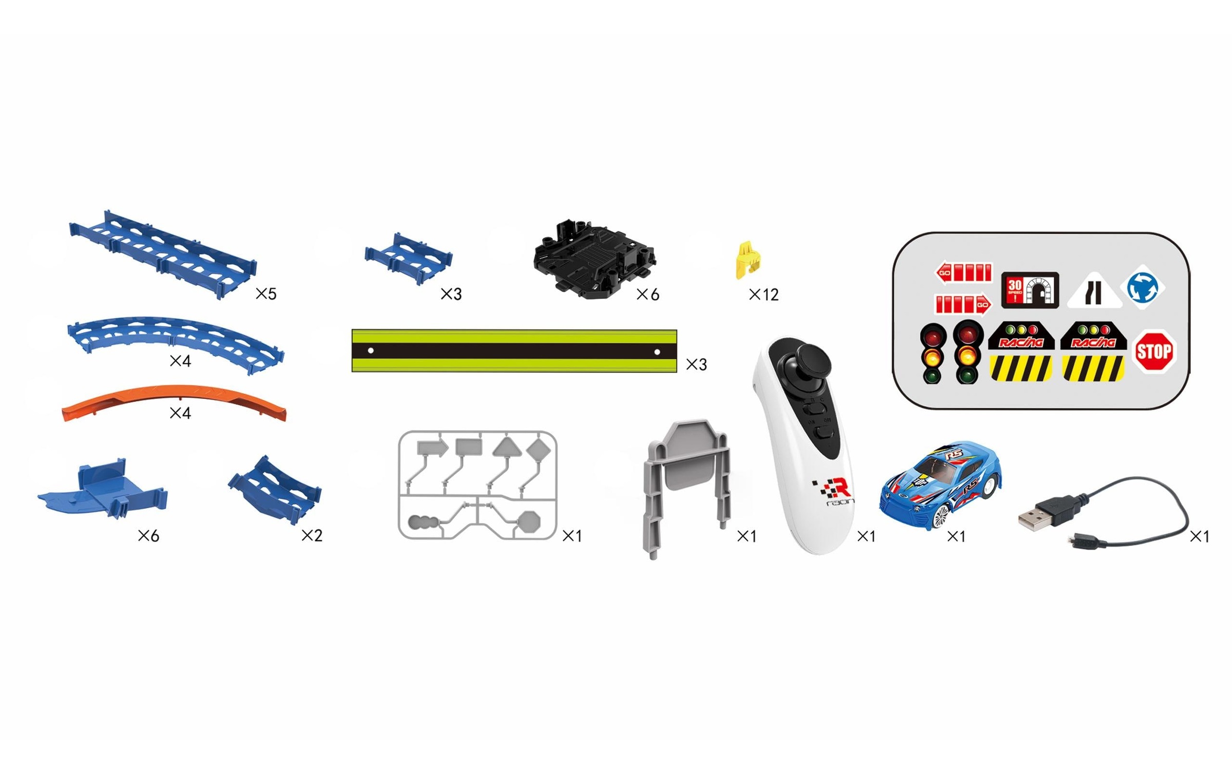 Amewi Autorennbahn »Traxx Glow«