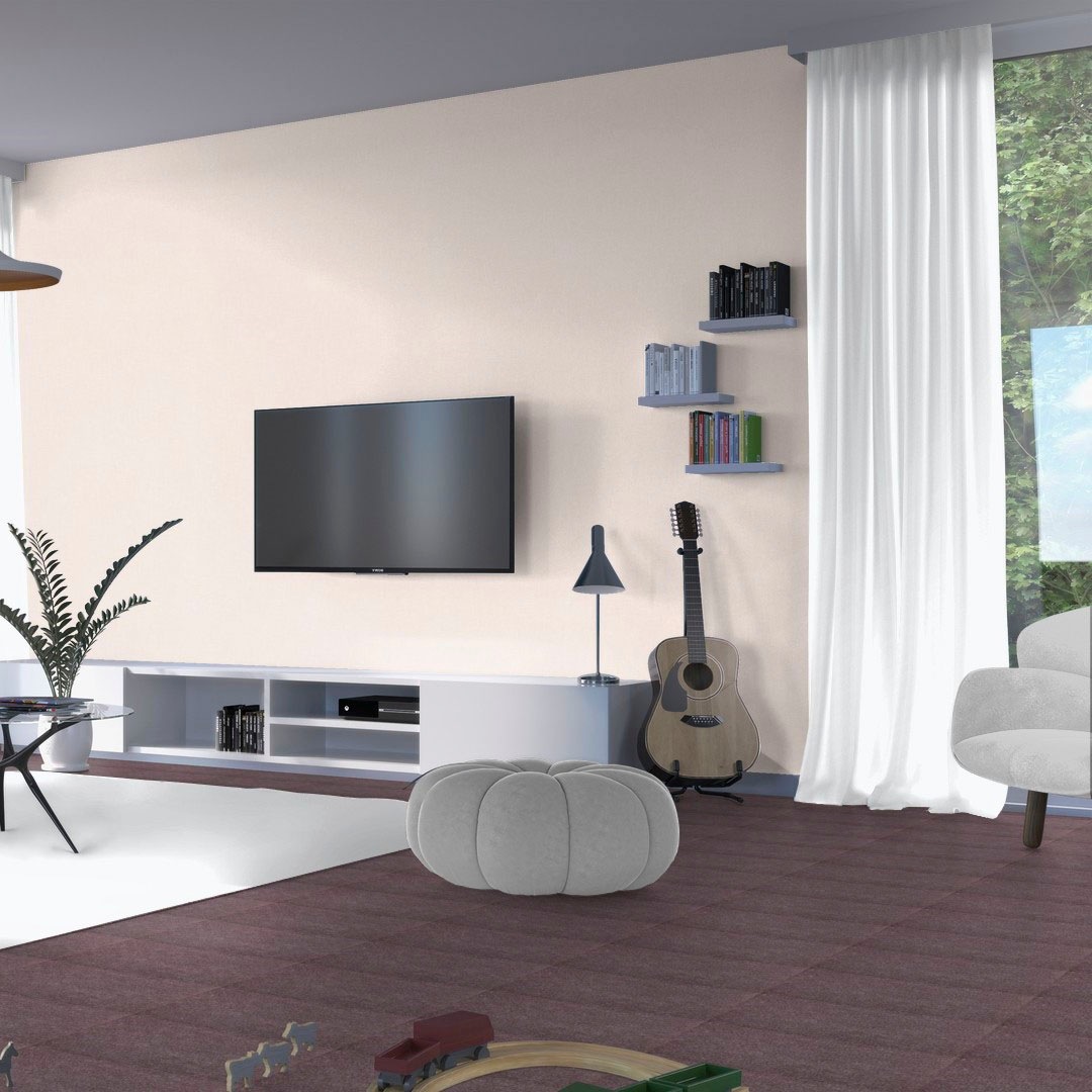 Bodenmeister Teppichboden »Jupiter, Velours - meliert, Made in Belgium«, rechteckig, 7,5 mm Höhe, Wohnzimmer, Schlafzimmer, Kinderzimmer, Breite 400/500 cm