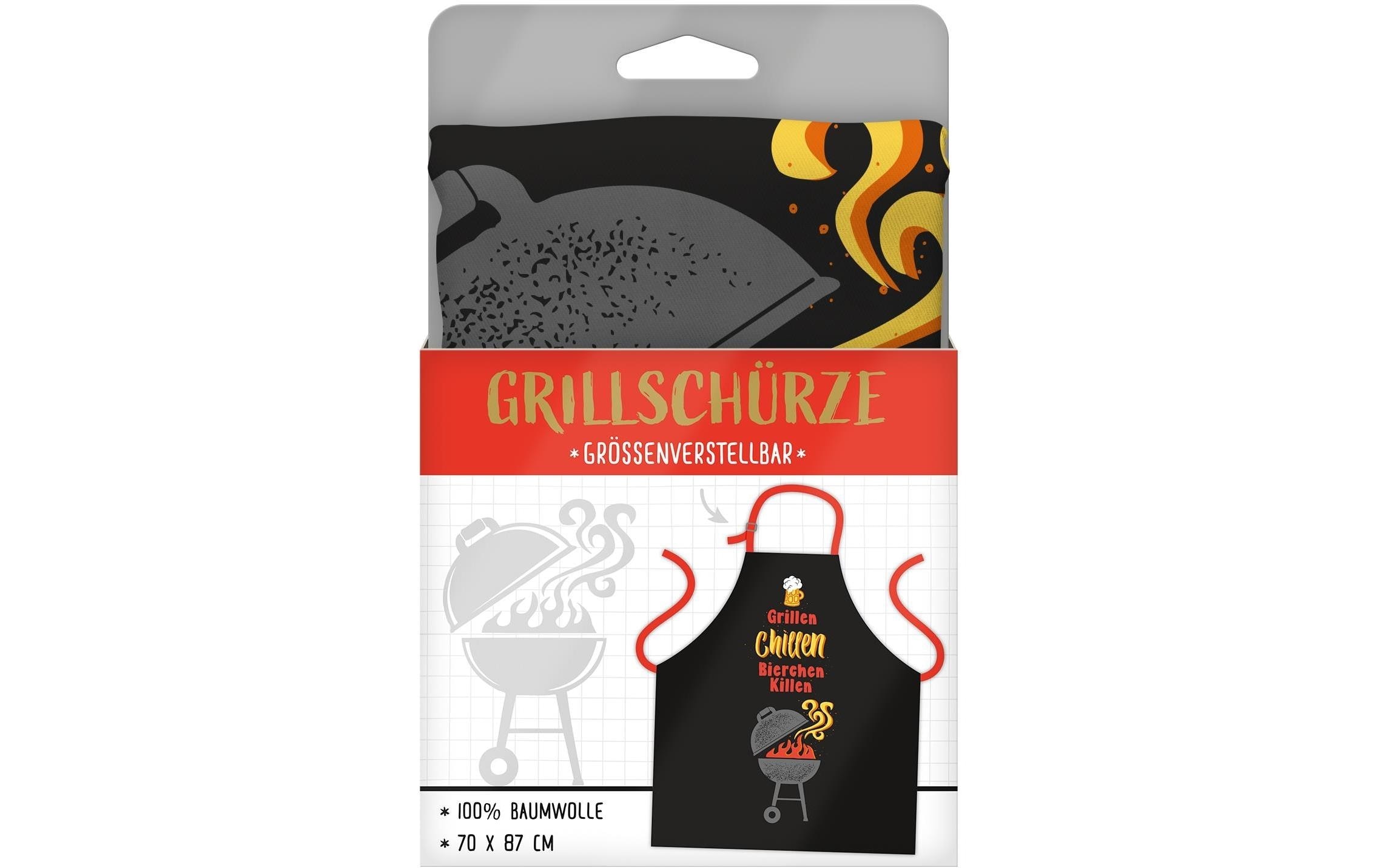 Sheepworld Grillschürze »Grillen, Chillen, Bierchen killen«