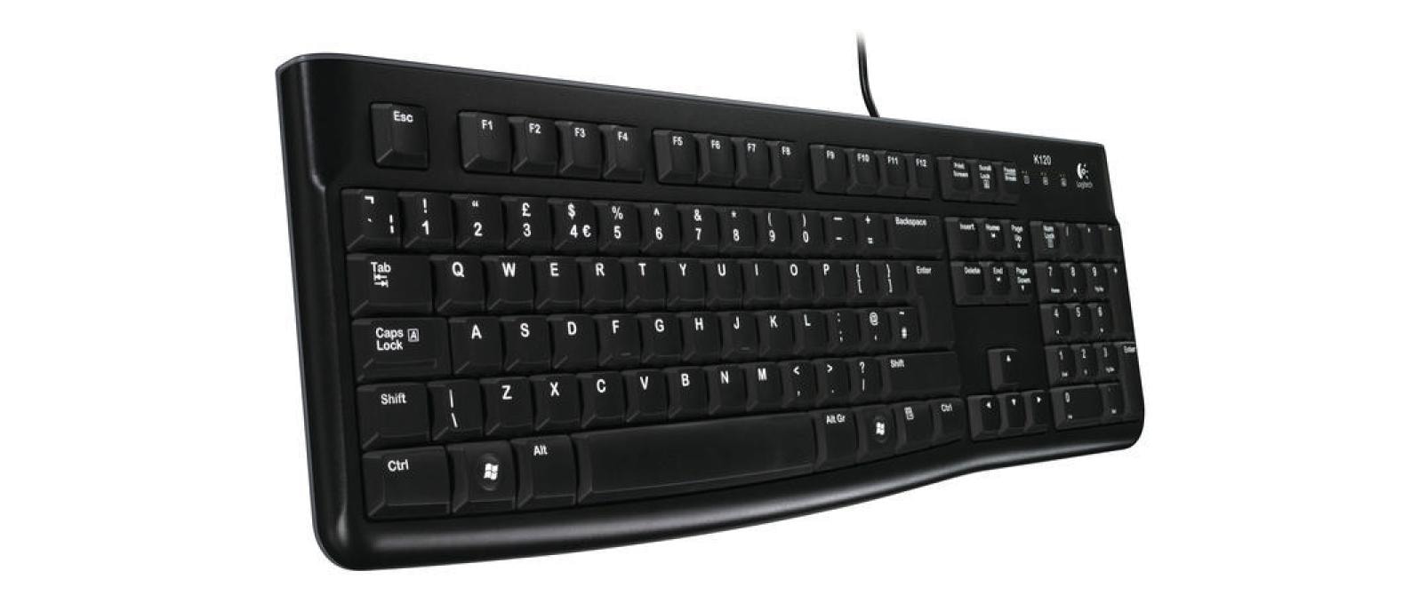 Logitech PC-Tastatur »K120 CH-Layout«, (Ziffernblock)