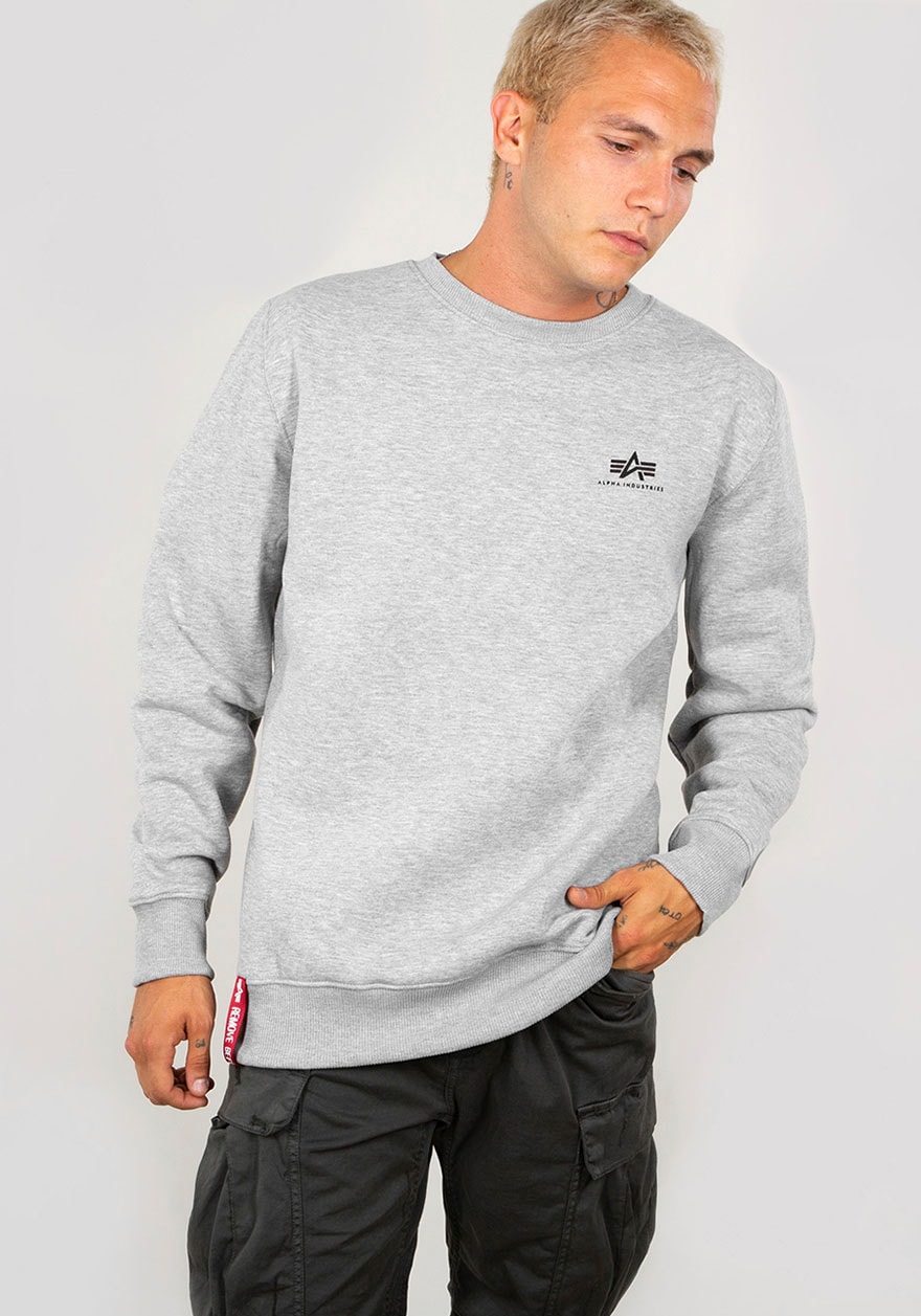 Alpha Industries Sweatshirt »Basic Sweater small Logo«, Baumwollmischung, regular fit