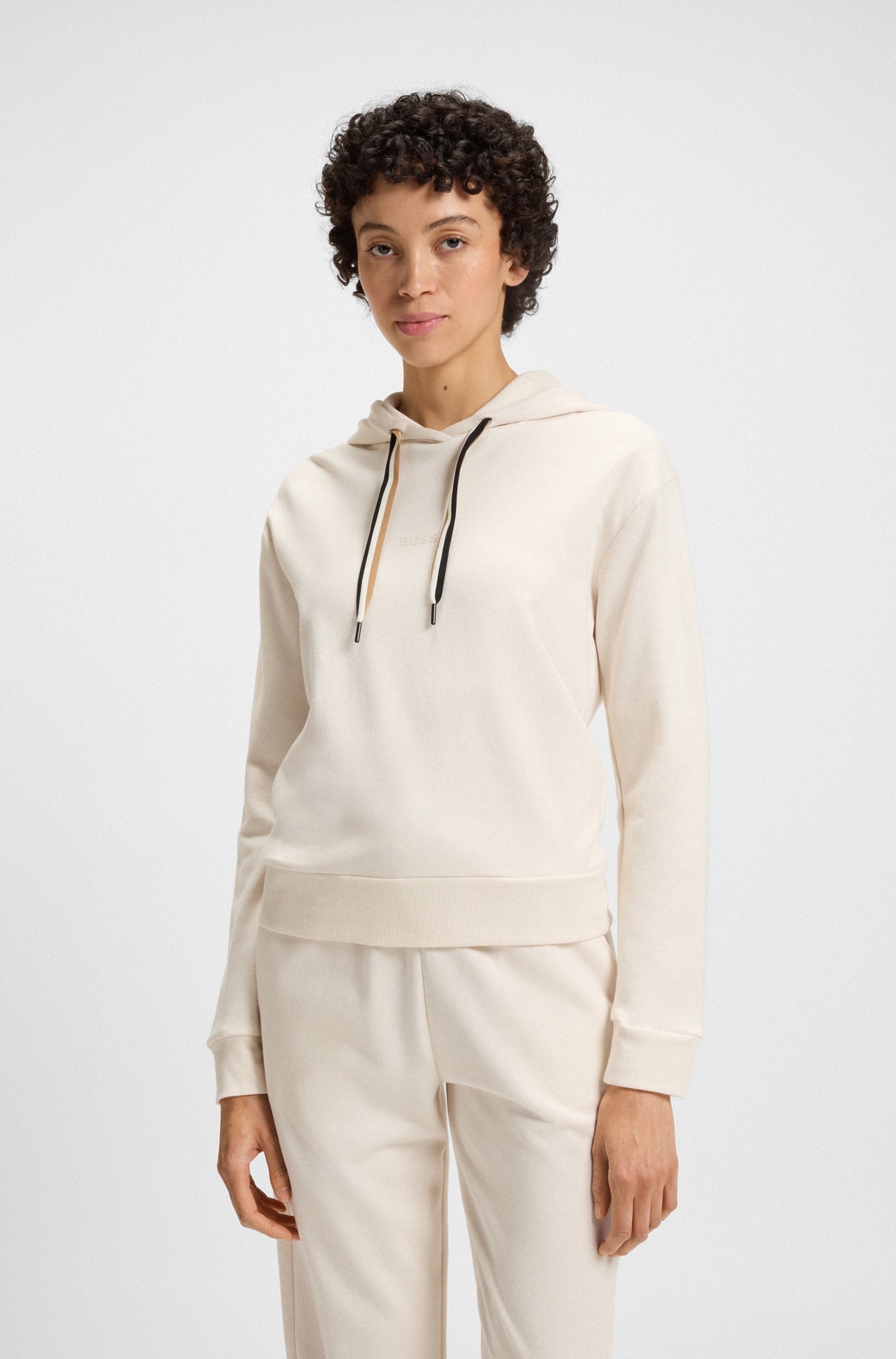 BOSS Hoodie »CP Stripe Hoodie«, mit kontrastfarbener Kordel