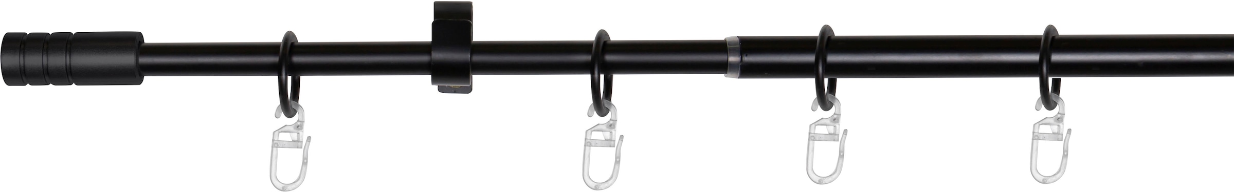 mydeco Gardinenstange »rillcube«, 1 läufig-läufig, ausziehbar