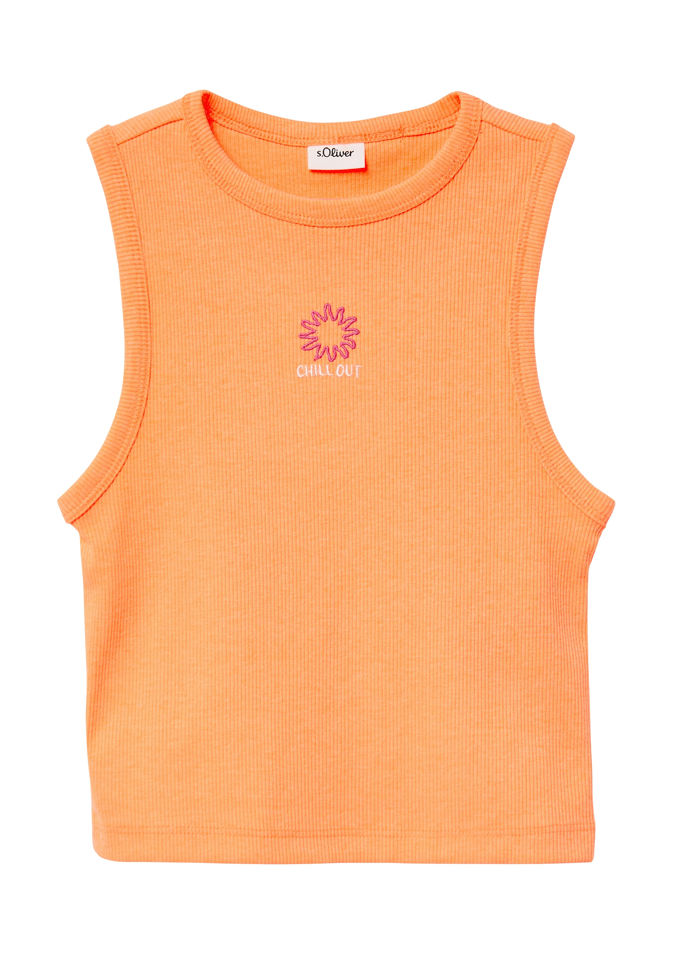 s.Oliver Junior Tanktop mit Stickerei auf der Brust