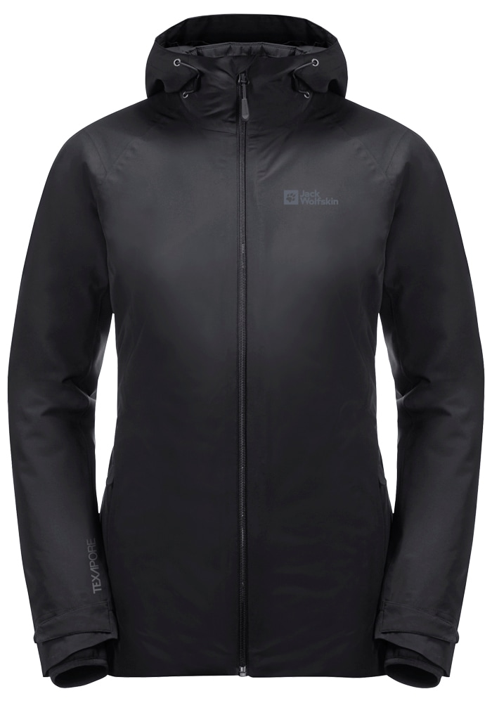 Jack Wolfskin 3-in-1-Funktionsjacke »GLAABACH 3IN1 JKT W«, (2 teilig), mit Kapuze