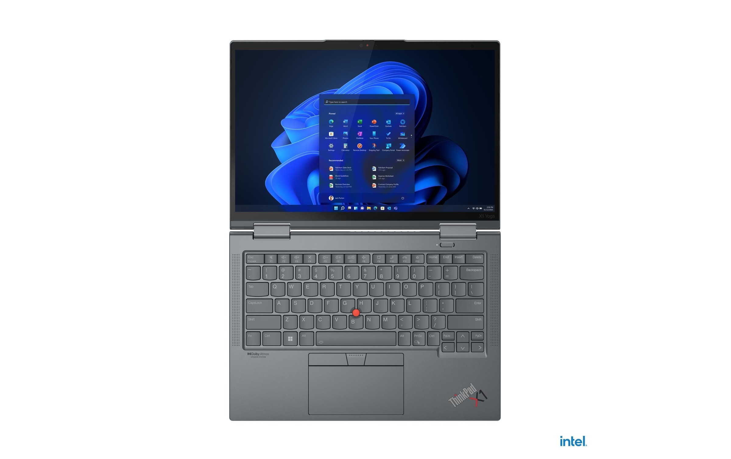 Lenovo Convertible Notebook »Lenovo ThinkPad X1Y G7, i7-1260P, W11-P DG«, 35,42 cm, / 14 Zoll, Intel, Core i7, Iris Xe Graphics, 1000 GB SSD