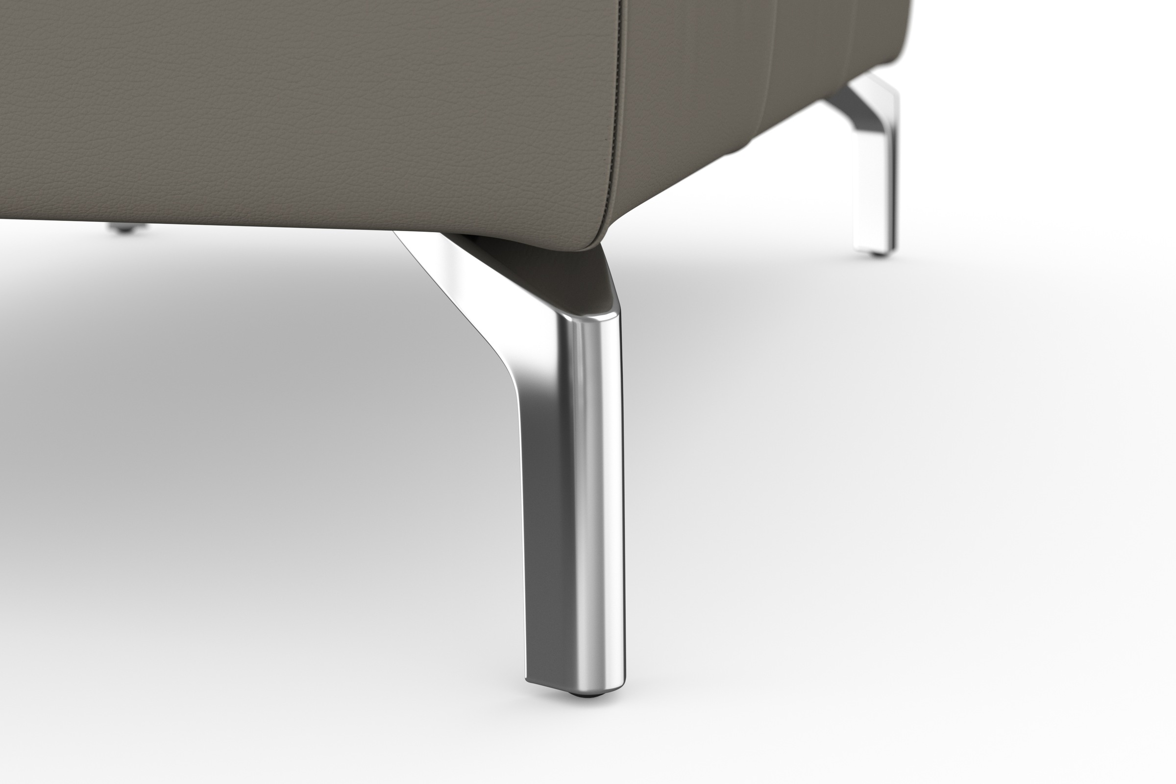 sit&more Hocker »Bendigo«, mit Klappfunktion, Bodenfreiheit 15 cm, wahlweise in 2 Fussfarben