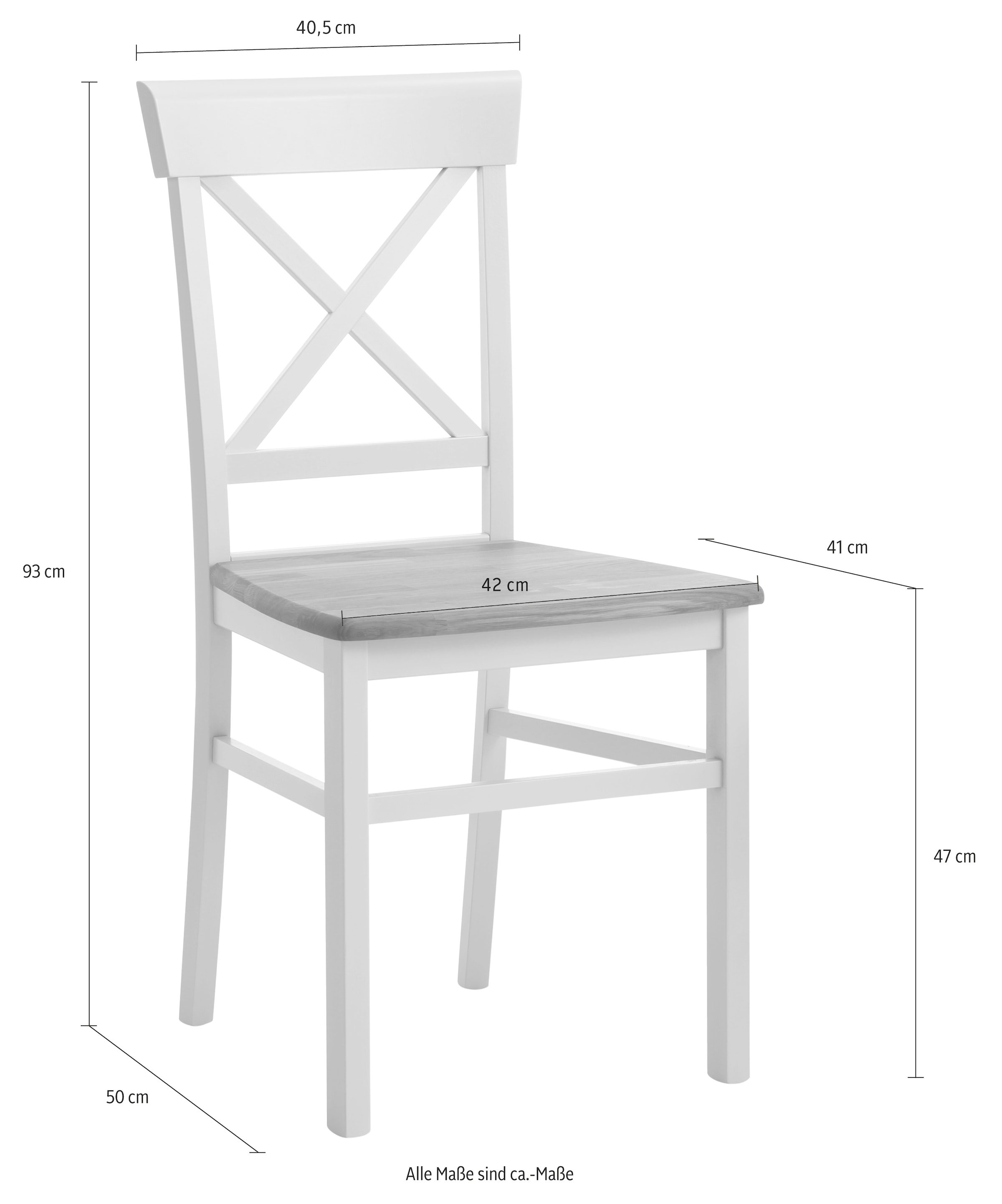 andas Esszimmerstuhl »Tatra TOPSELLER«, (Set), 2 St., Holzstuhl im 2er, 4er oder 6er-Set, Küchenstuhl Landhaus