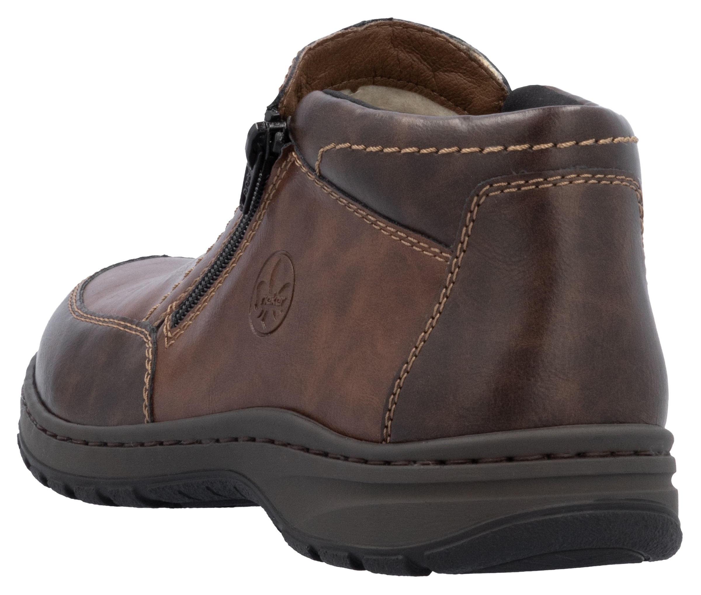 Rieker Winterboots, Winterstiefelette, Halbschuh mit beidseitigen Reissverschlüssen