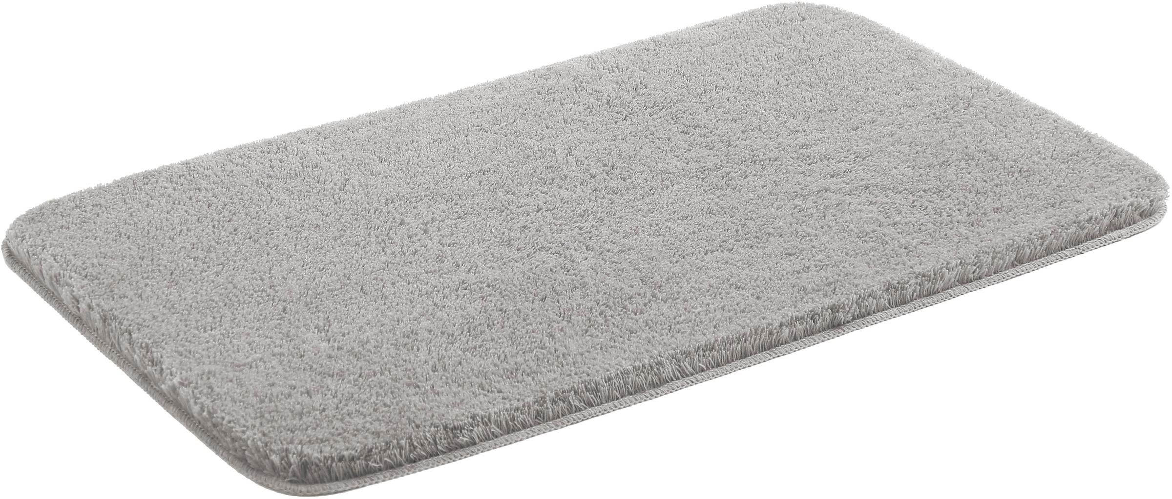 my home Badematte »Merida, Badvorleger, Badezimmer Teppich«, rutschhemmend beschichtet, fussbodenheizungsgeeignet-schnell trocknend-strapazierfähig, Badteppich, Uni Farben, rechteckig, rund & als 2-tlg. Set erhältlich
