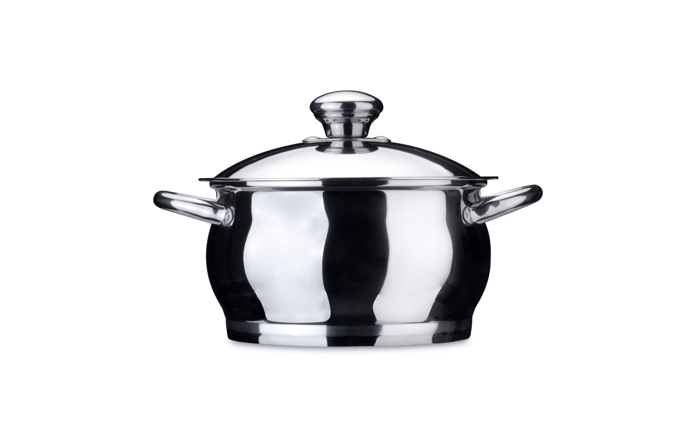 BergHOFF Kochtopf »Kochtopf Cosmo Z Line 18 cm«, Edelstahl, (2 tlg.)