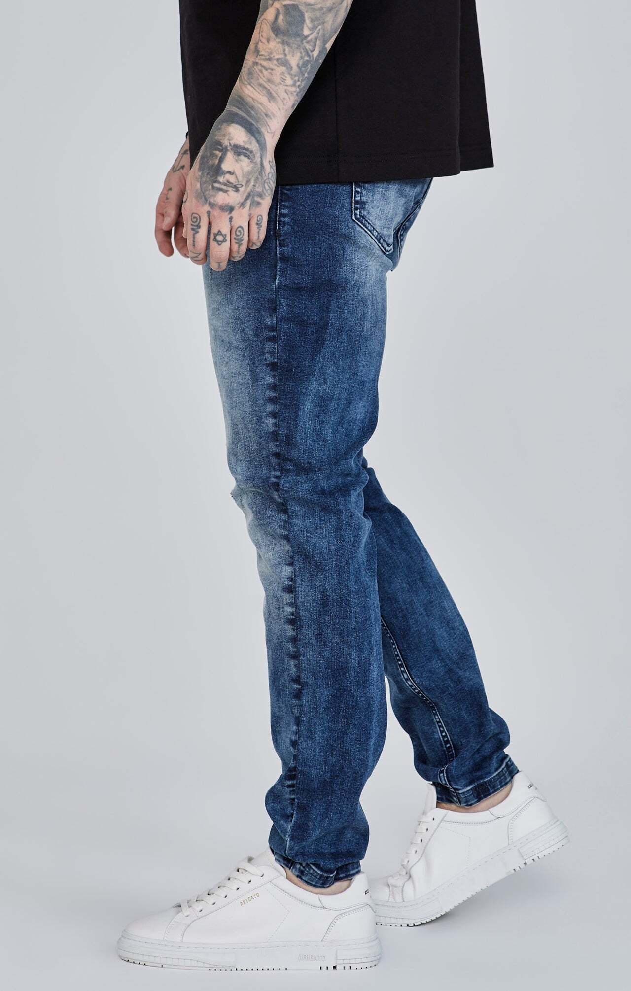 Siksilk Slim-fit-Jeans »Siksilk Jeans Distressed Slim Fit«