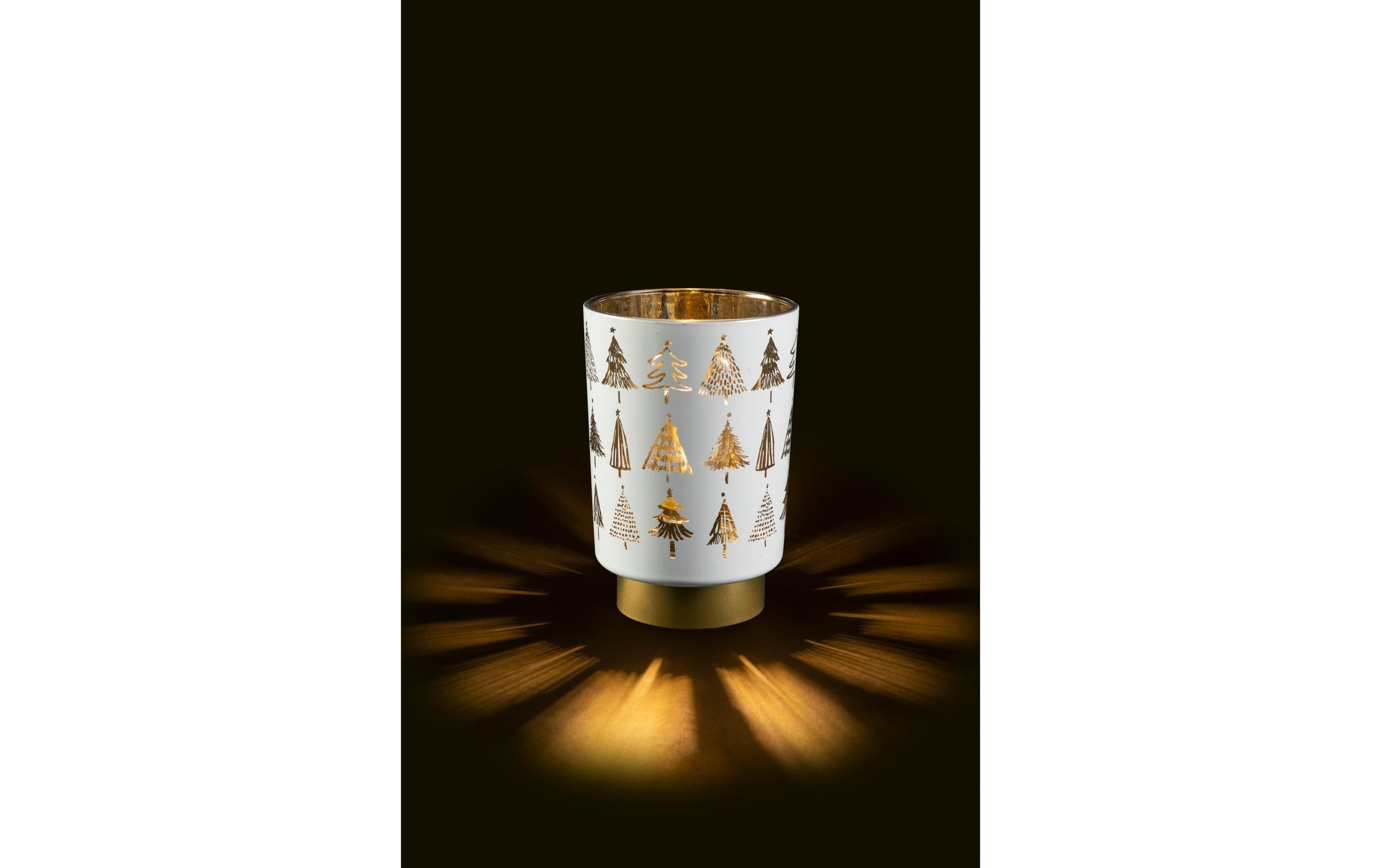 STT Laterne "Glas White tree Lantern S"