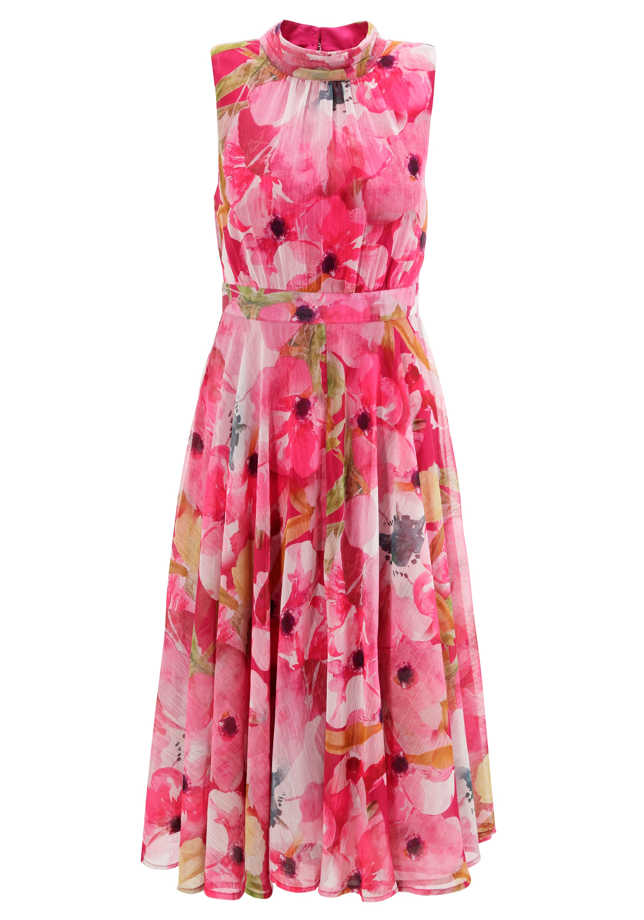Aniston SELECTED Chiffonkleid, mit traumhafter, floraler Musterung