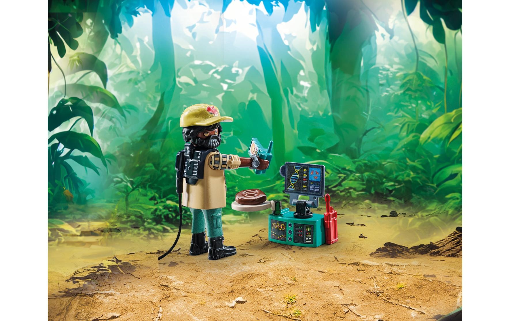 Playmobil® Spielbausteine »Dinos Triceratops mit Jungtier 71821«, (29 St.)