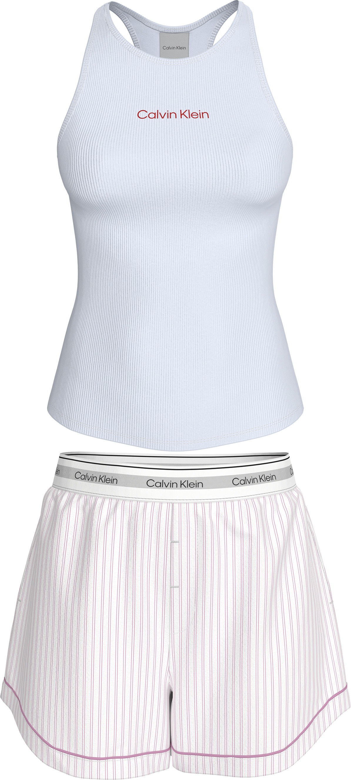 Calvin Klein Underwear Schlafanzug »V DAY TANK SHORT SET« Mit elastischem Bund