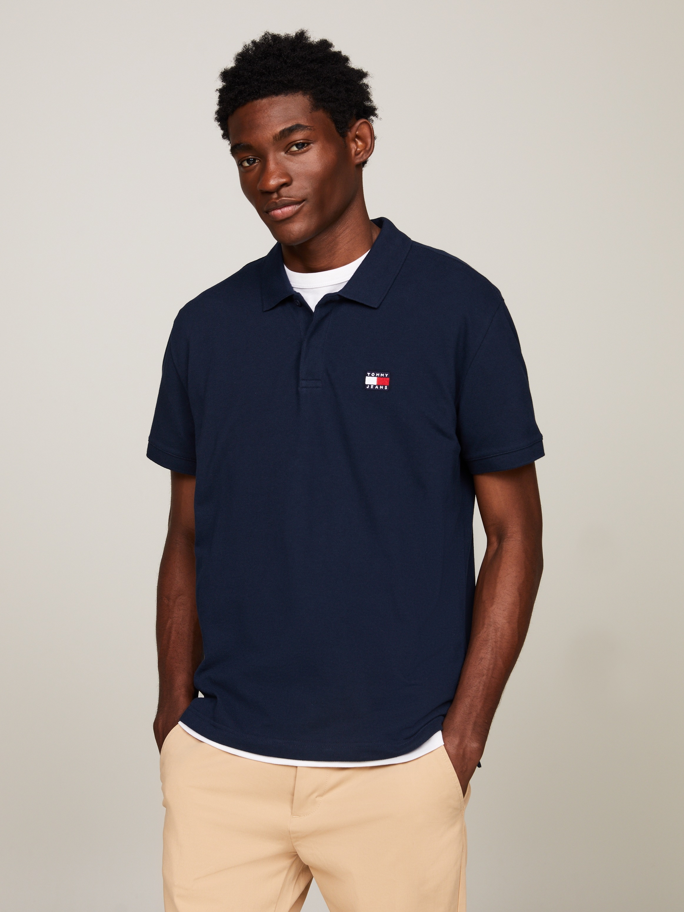 Tommy Jeans Poloshirt »TJM REG BADGE POLO«, mit Polokragen