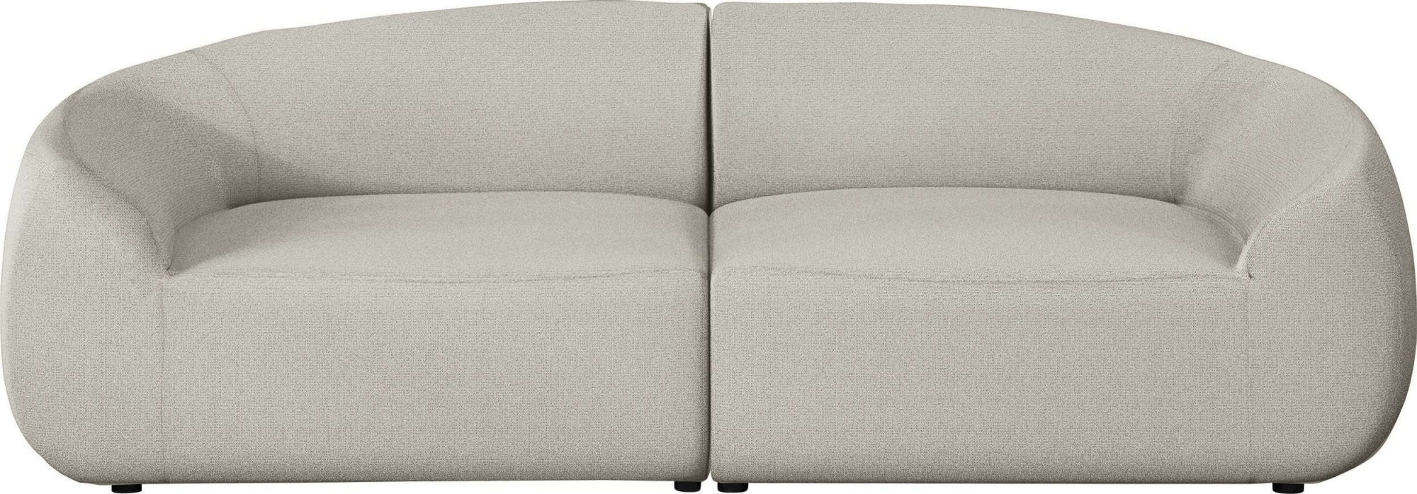LeGer Home by Lena Gercke Big-Sofa »YANI, Designersofa, organische Form, Masse B/T/H: 240/64/81 cm«, mit Wellenunterfederung, auch in Bouclé, passend zur Serie