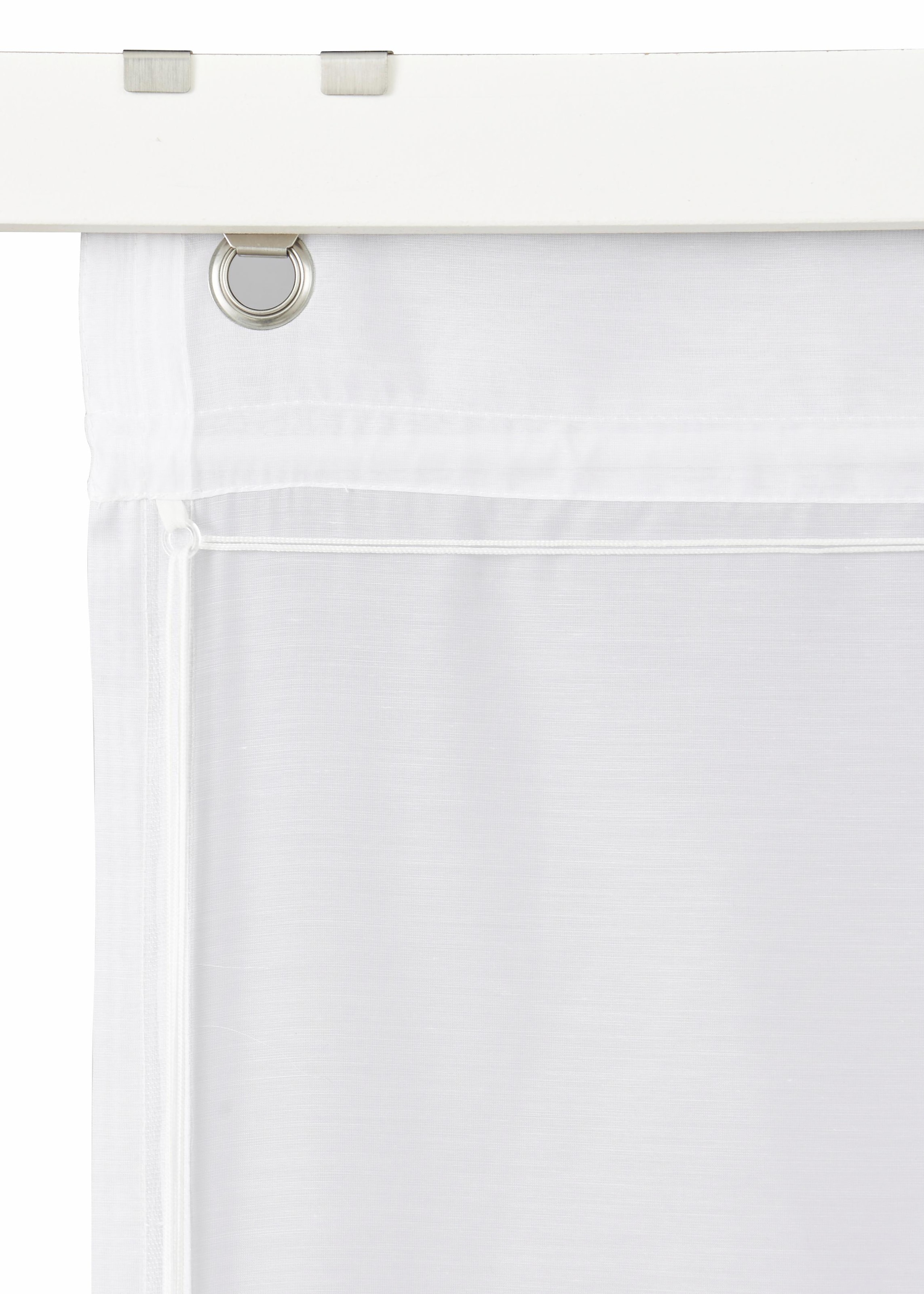 Bohren, online »Carpi«, Transparent, | Raffrollo home ohne Voile, Jelmoli-Versand Hakenaufhängung, mit kaufen my Polyester