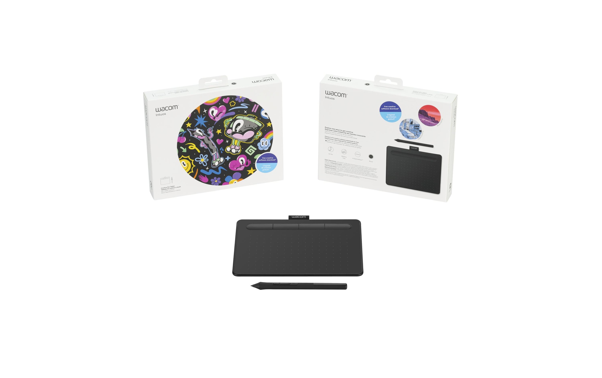 Wacom Grafiktablett »Stifttablet Intuos S Creative Pen Tablet«, (20,32 cm / 8 Zoll),)
