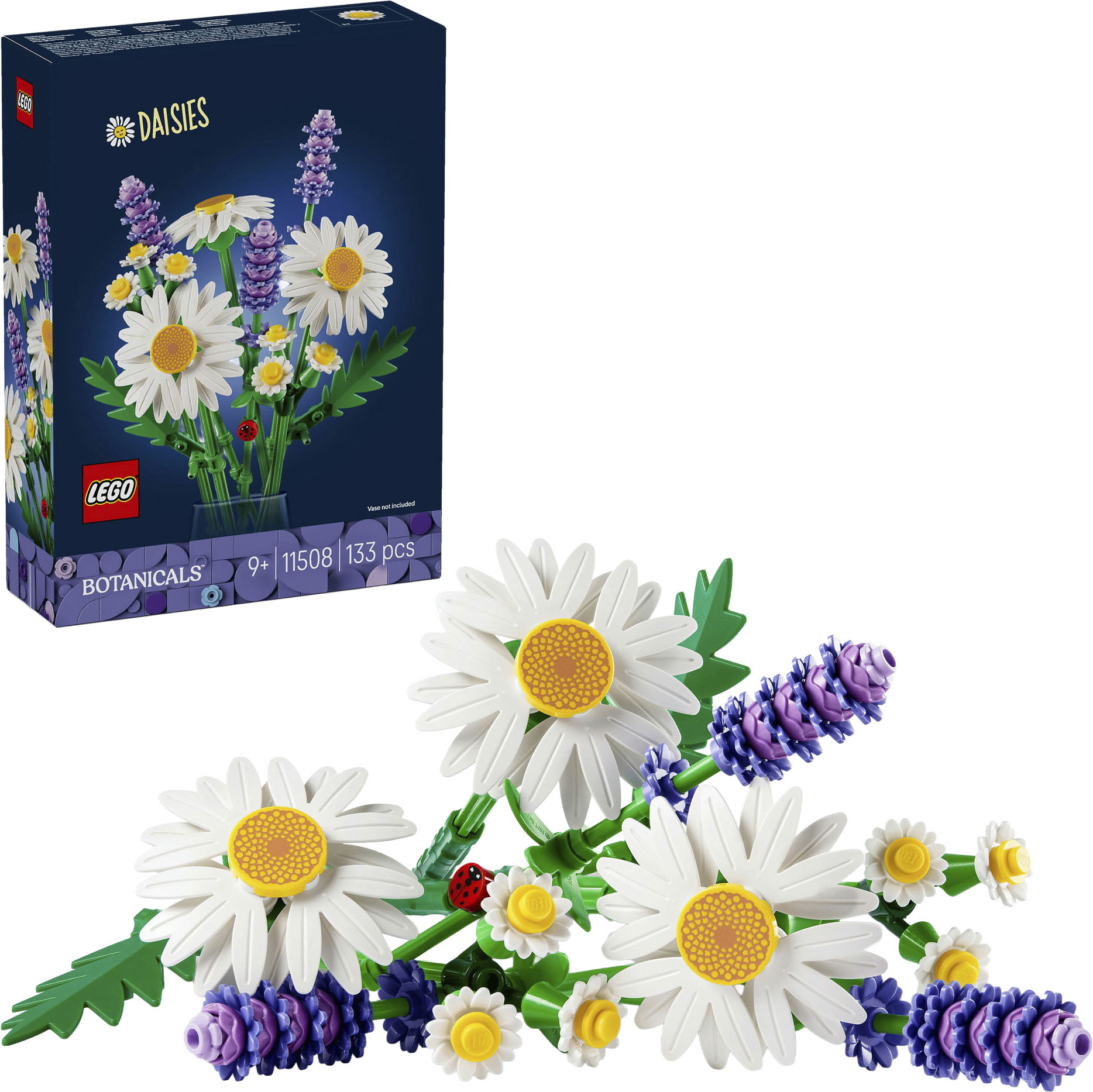 LEGO Konstruktionsspielsteine "Gänseblümchen (11508), LEGO Botanicals" Made in Europe