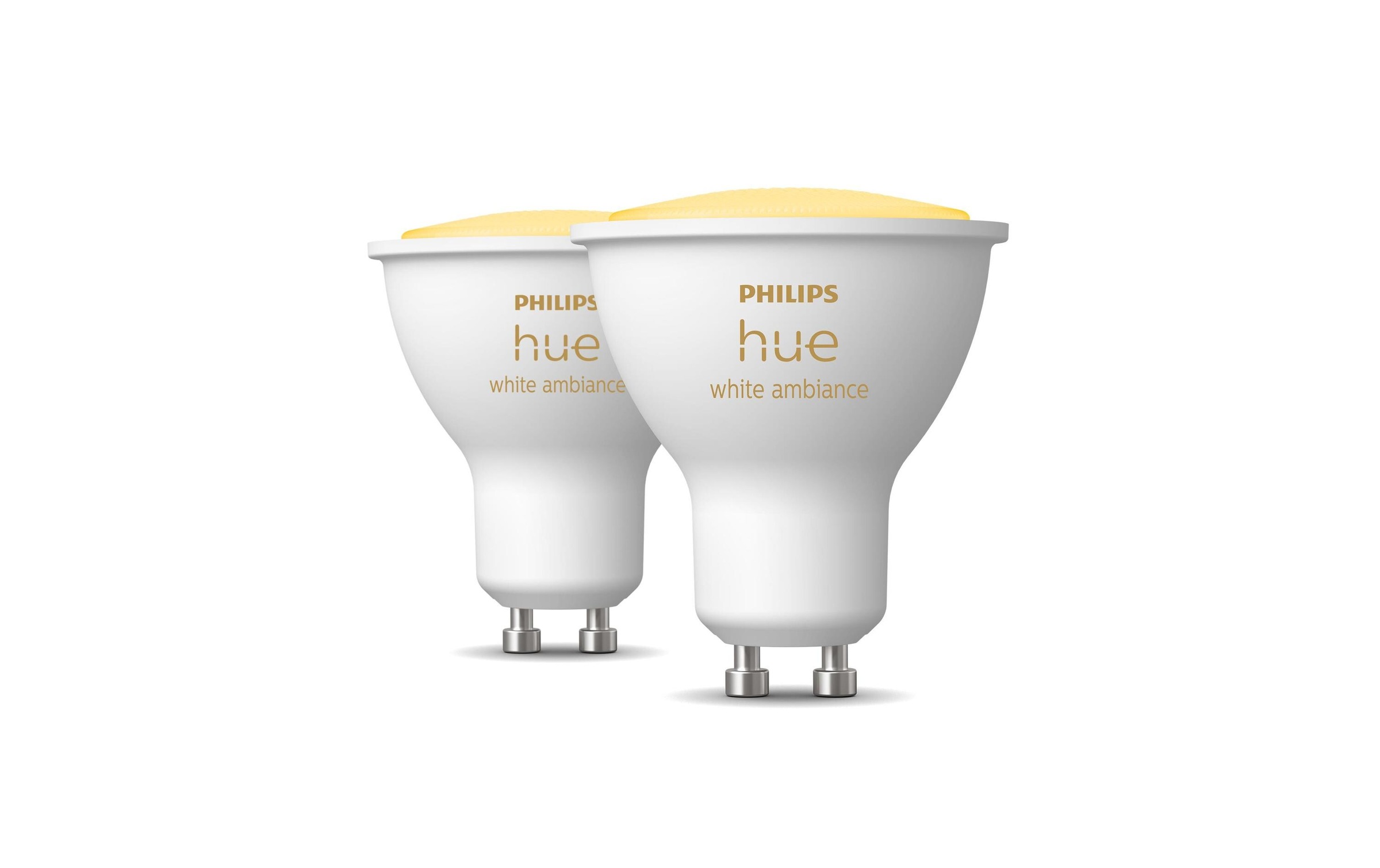 Philips Hue Spezialleuchtmittel »White Ambian«, GU10, Neutralweiss-Tageslichtweiss-Kaltweiss-Warmweiss