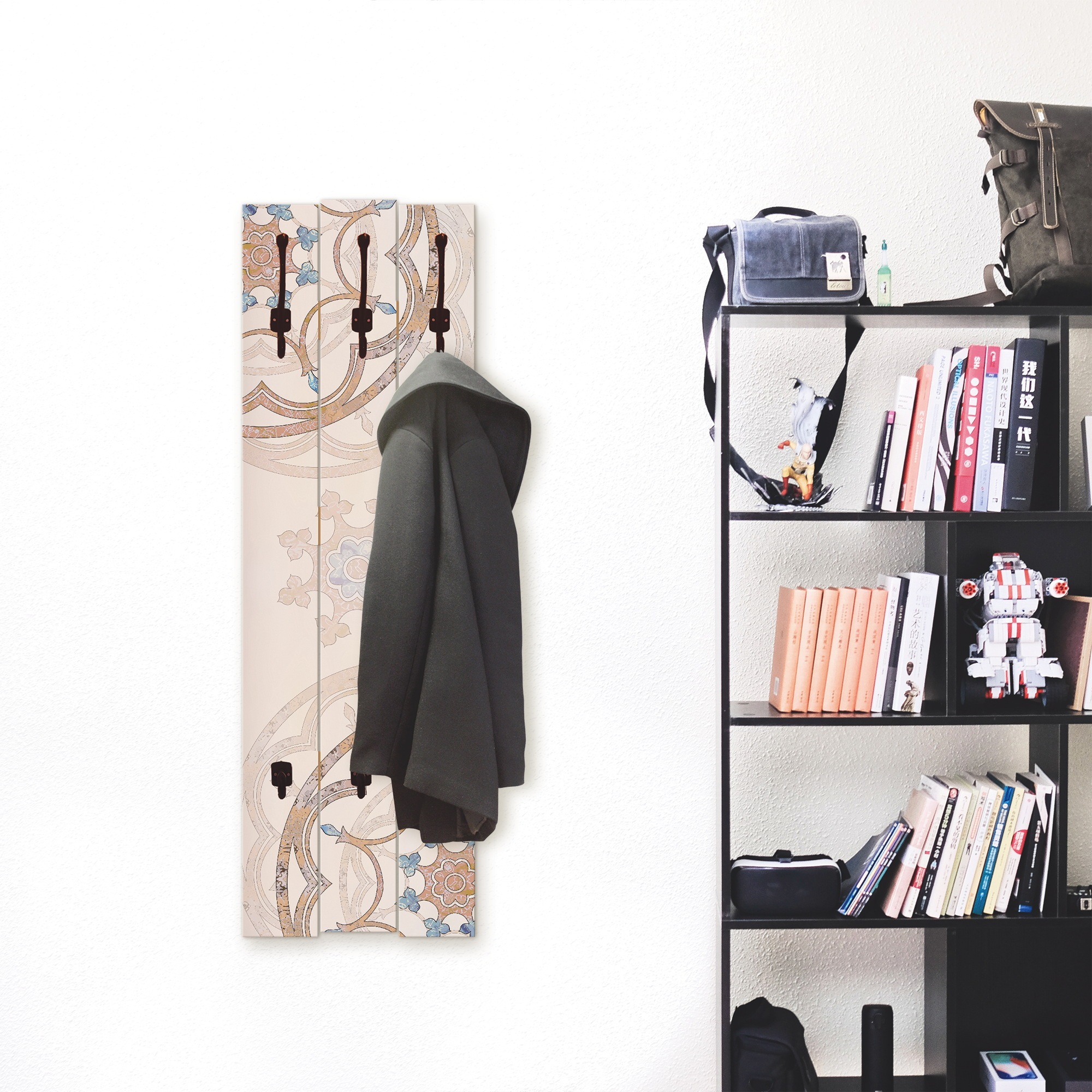Image of Ackermann - Artland Garderobenpaneel »Boho Mandala«, platzsparende Wandgarderobe aus Holz mit 5 Haken, geeignet für kleinen, schmalen Flur, Flurgarderobe einkaufen bei Ackermann Versand Schweiz