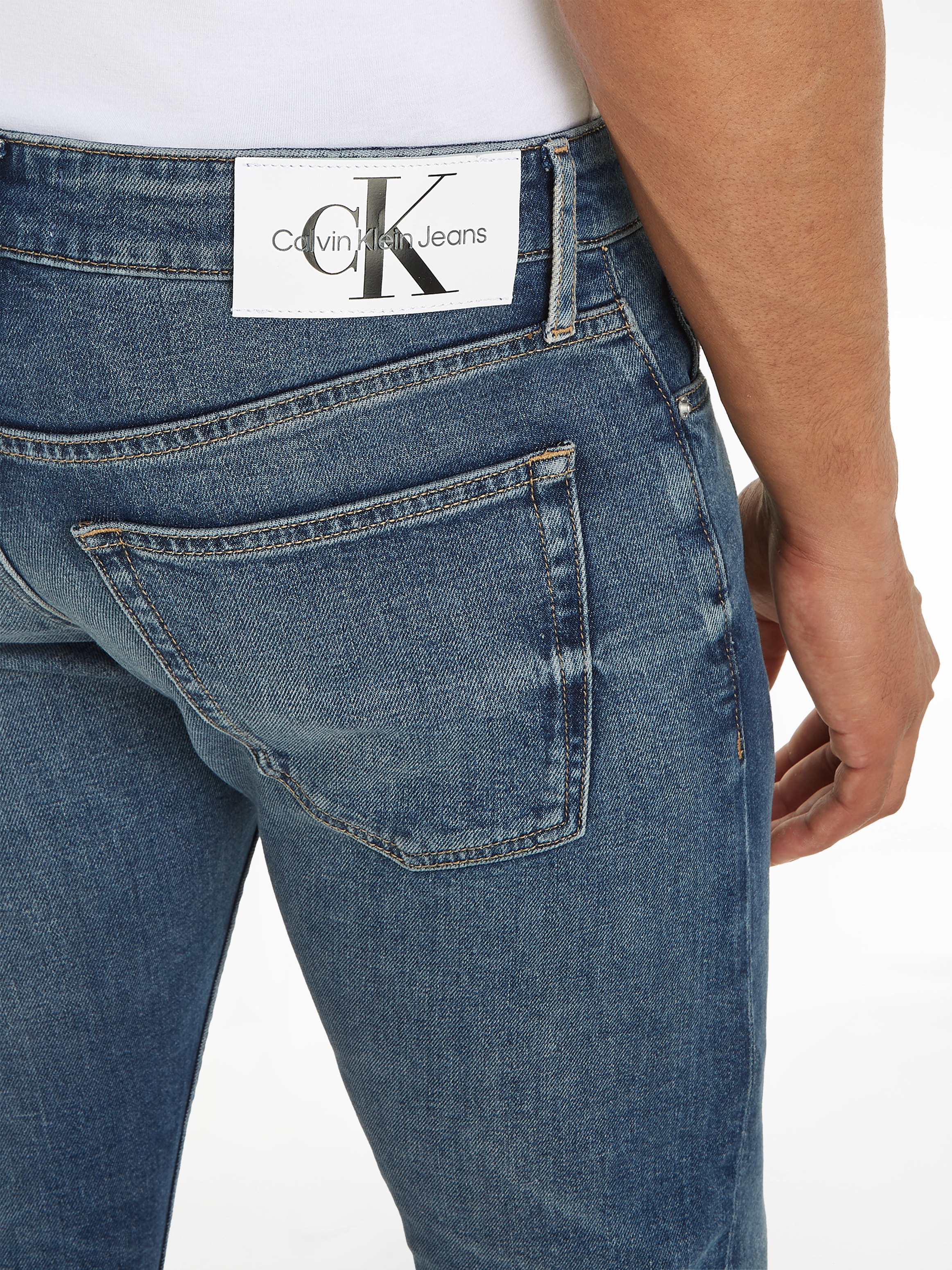 Calvin Klein Jeans Slim-fit-Jeans »SLIM«, in klassischer 5-Pocket-Form