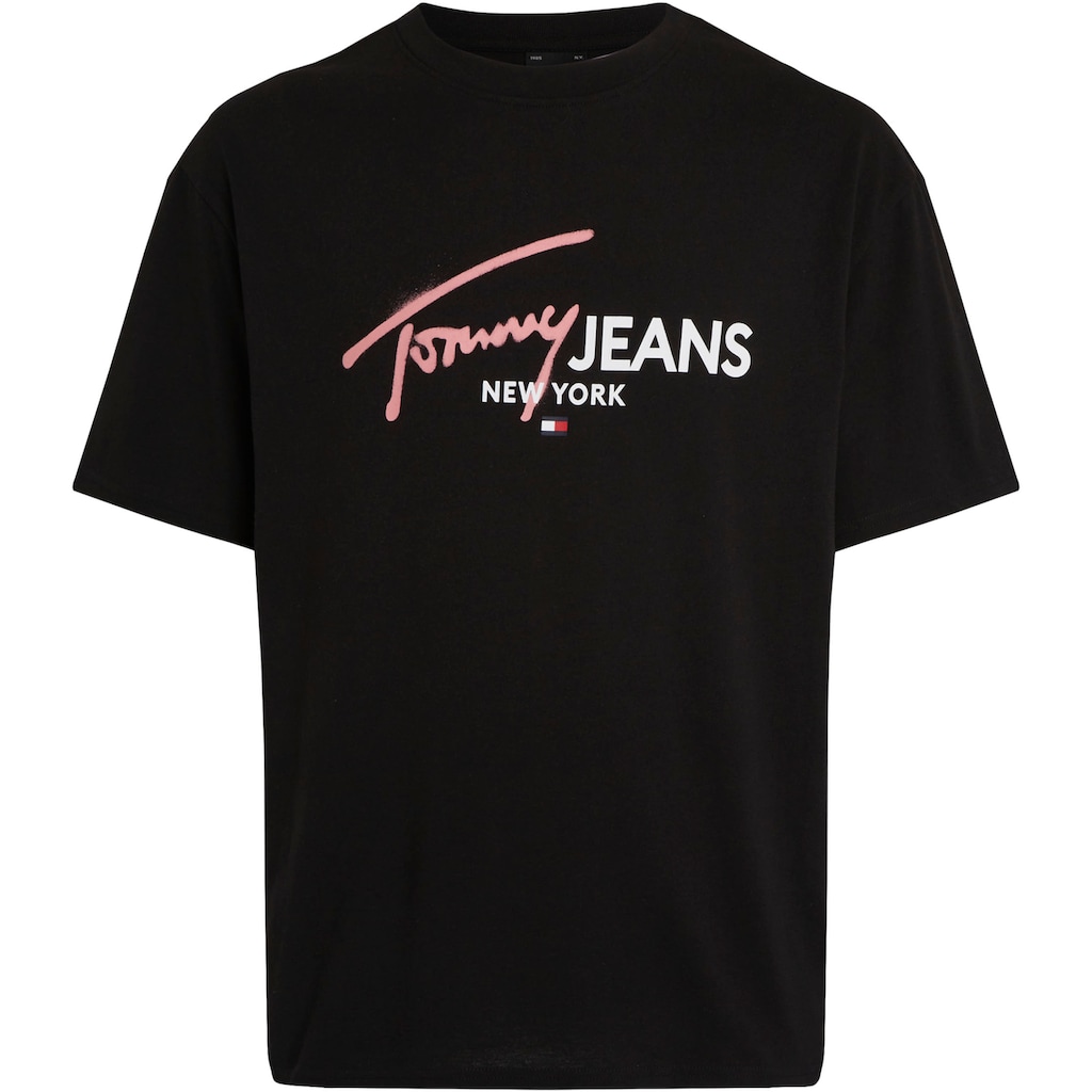 Tommy Jeans Plus T-Shirt »TJM REG SPRAY POP COLOR TEE EXT«