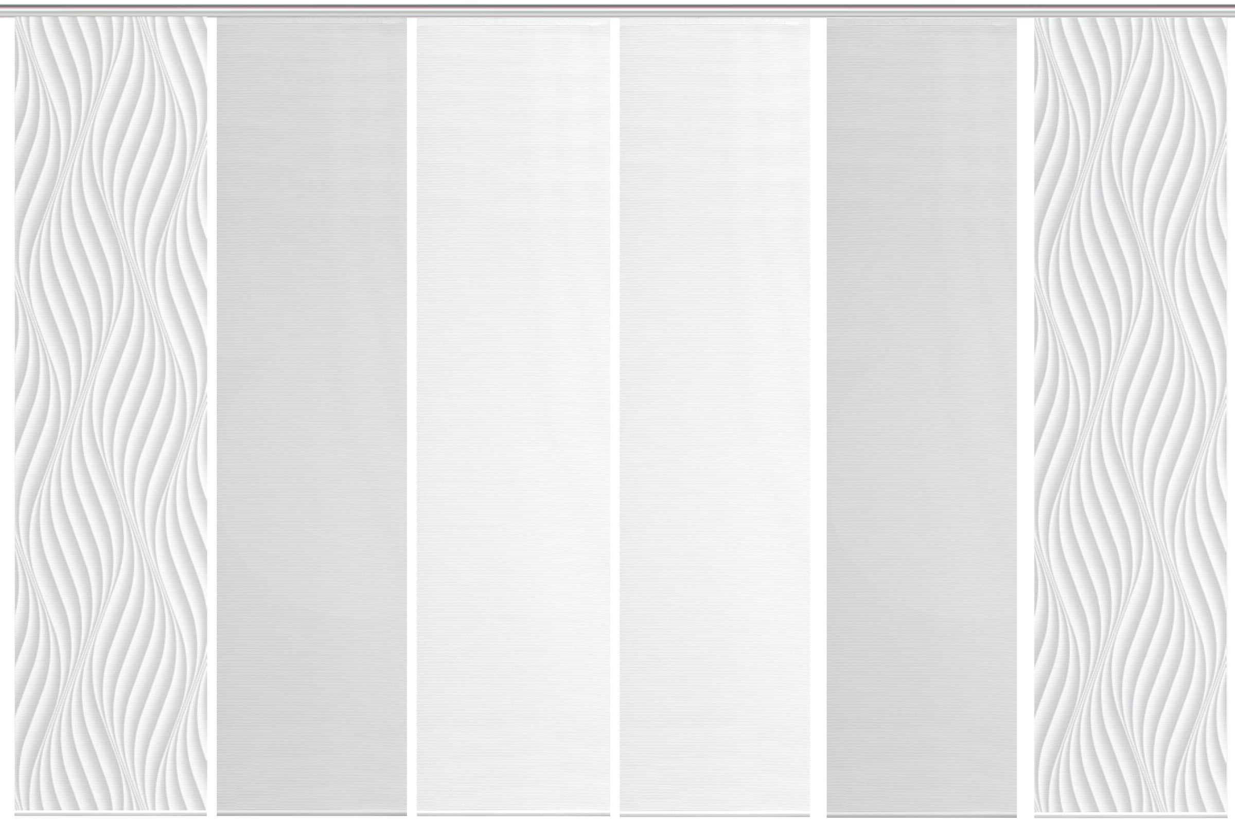 Vision S Schiebegardine Schiebevorhang online Jelmoli-Versand Digitaldruck St.), Set (6 HxB: 6er | 260x60, »6ER WAVE«, bestellen SET
