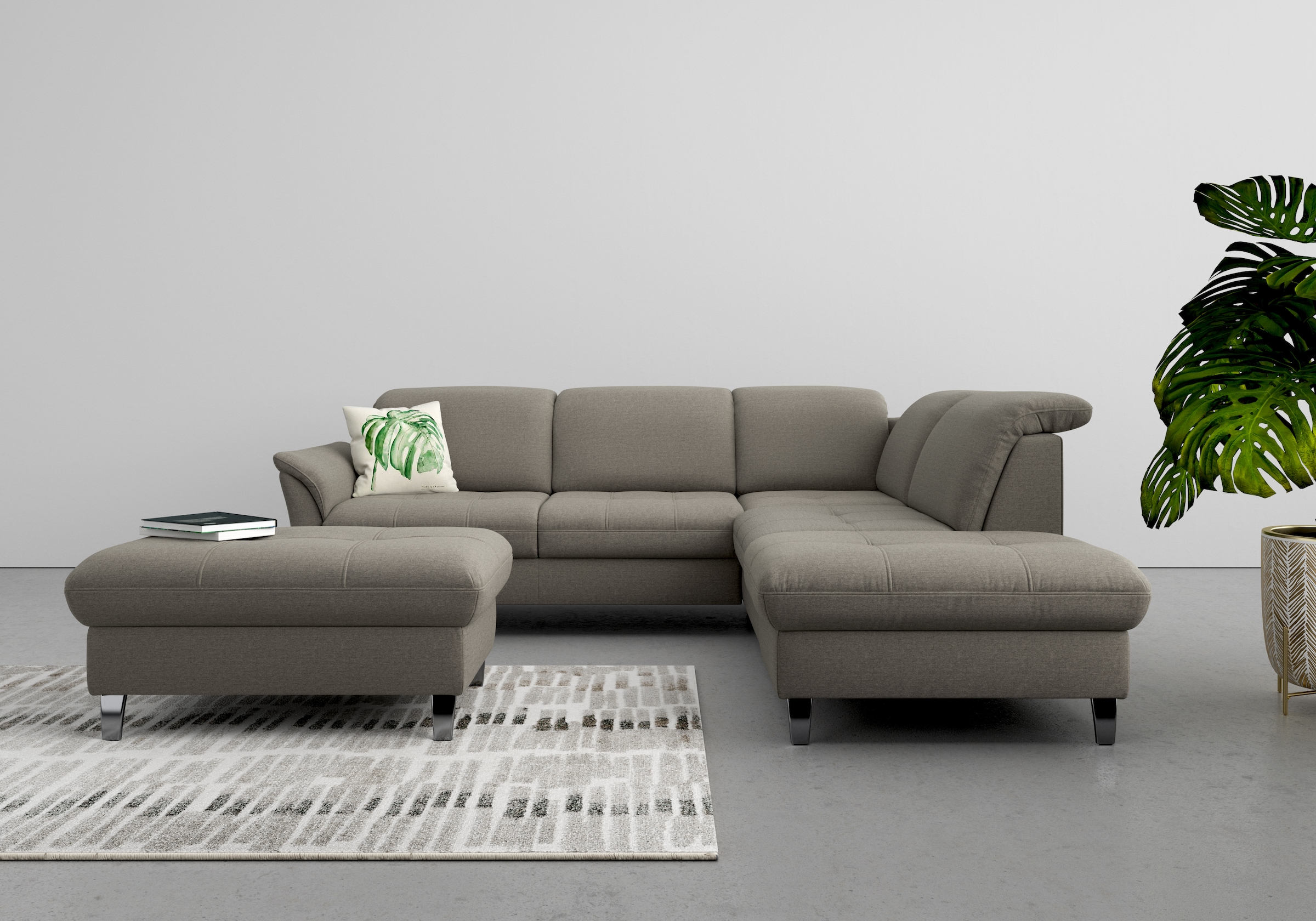 sit&more Stauraumhocker »Maggiore«, mit Stauraum und modernen Metallbeinen
