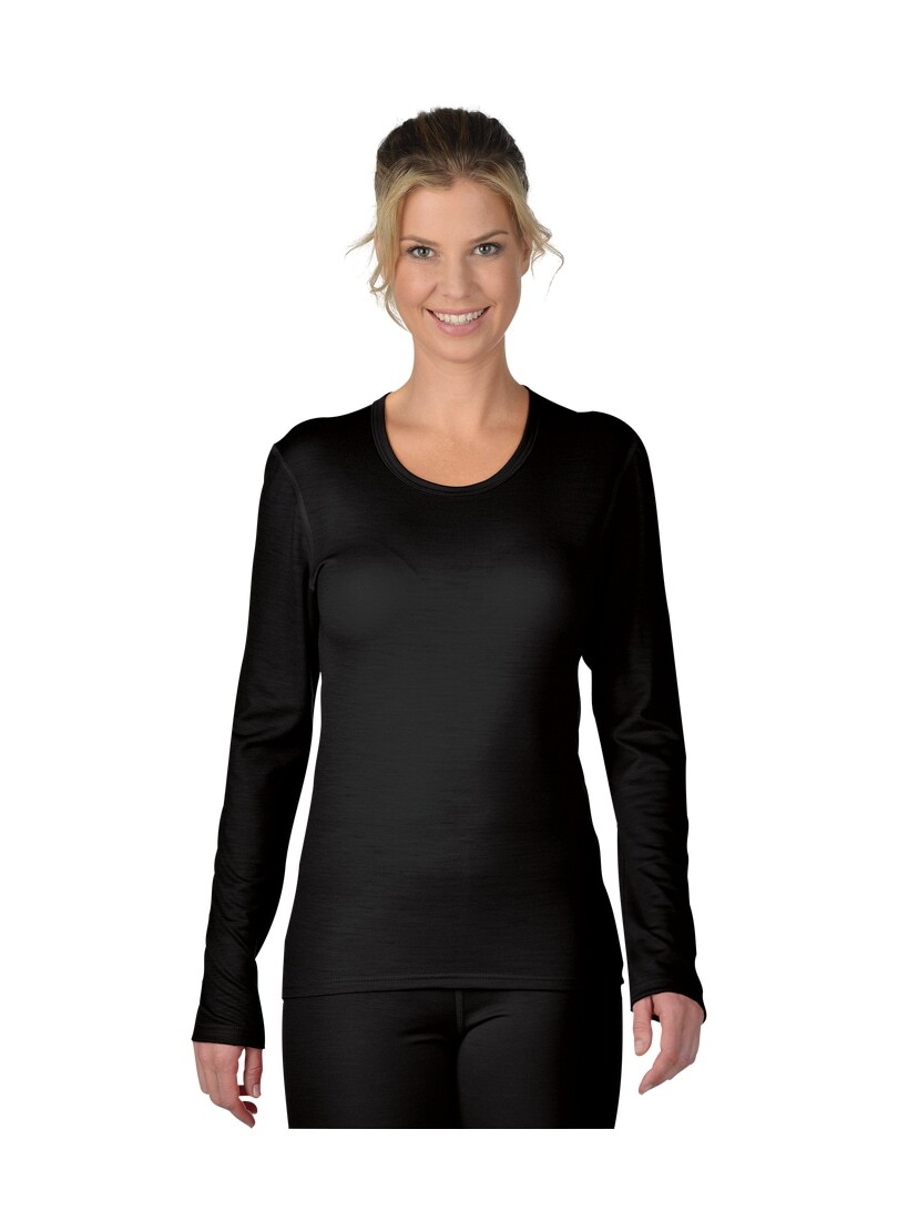 Kurzarmshirt »TRIGEMA Sportshirt aus Merinowolle«