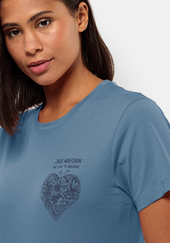 Jack Wolfskin T-Shirt »DISCOVER HEART T W«