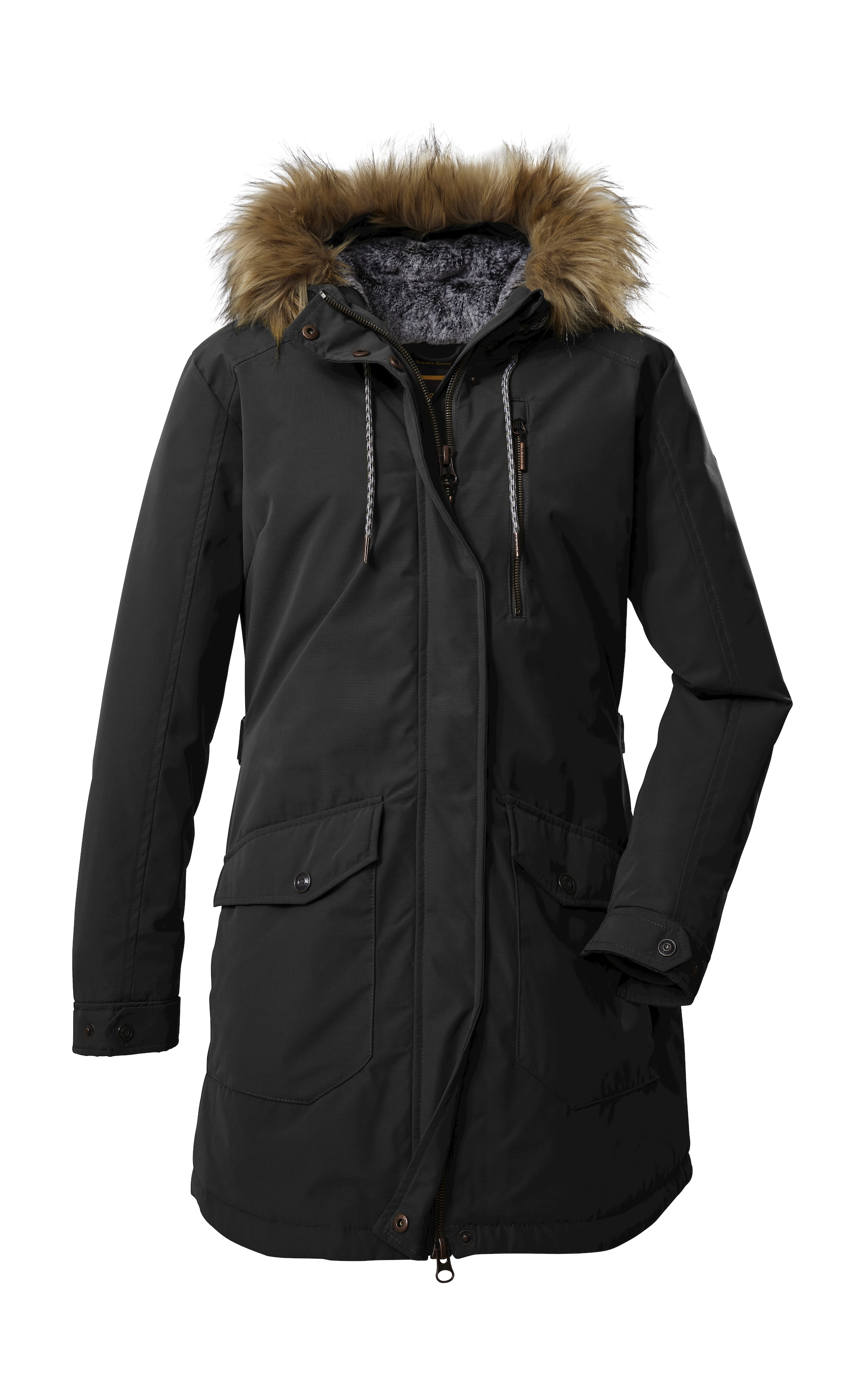 G.I.G.A. DX by killtec Parka »GW 7 WMN PRK« Sportlich eleganter Parka, wasserabweisend, abnehmbares Kunstfell