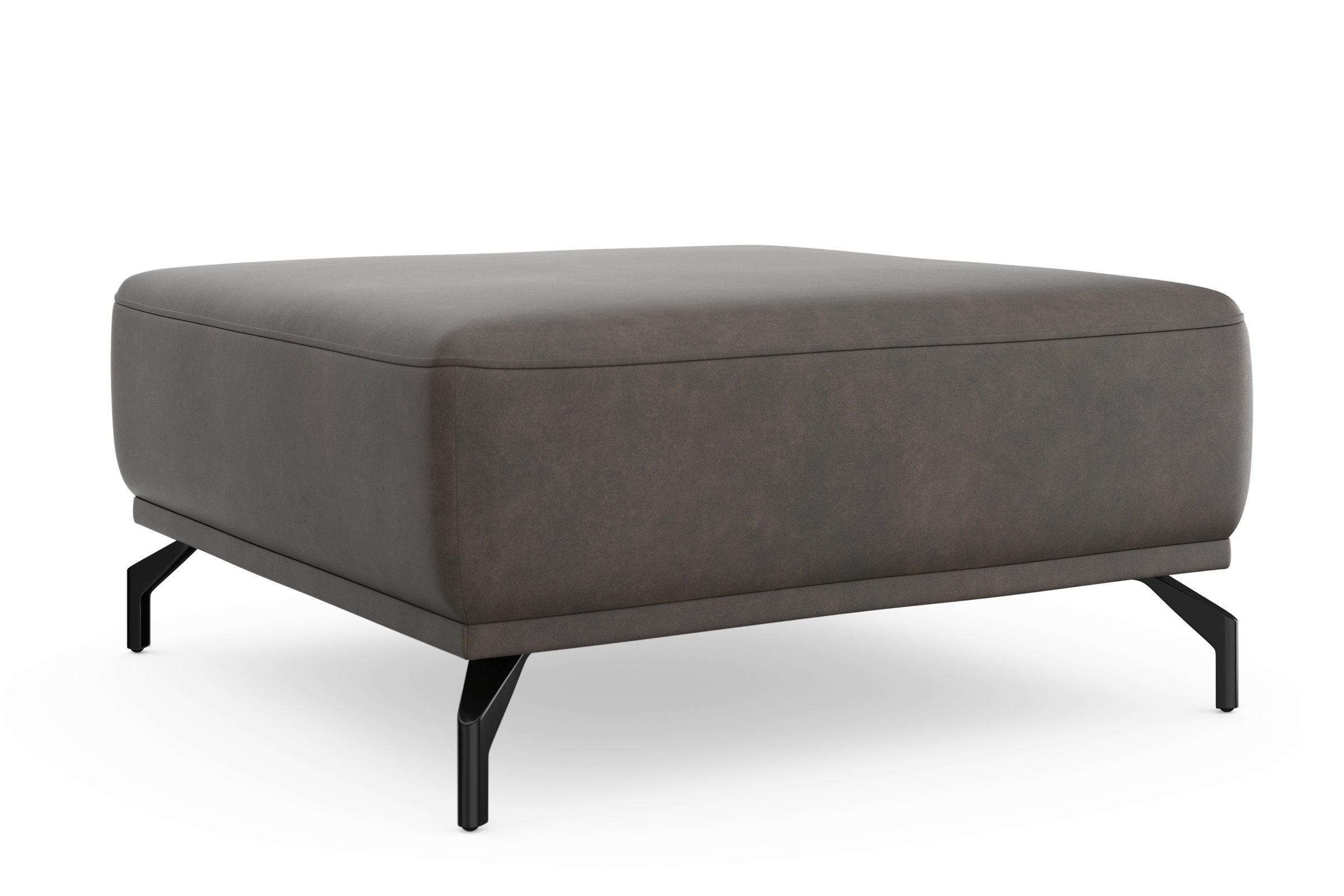 sit&more Hocker »Bailando«, mit Federkern und schwarzen, matten Metallfüssen