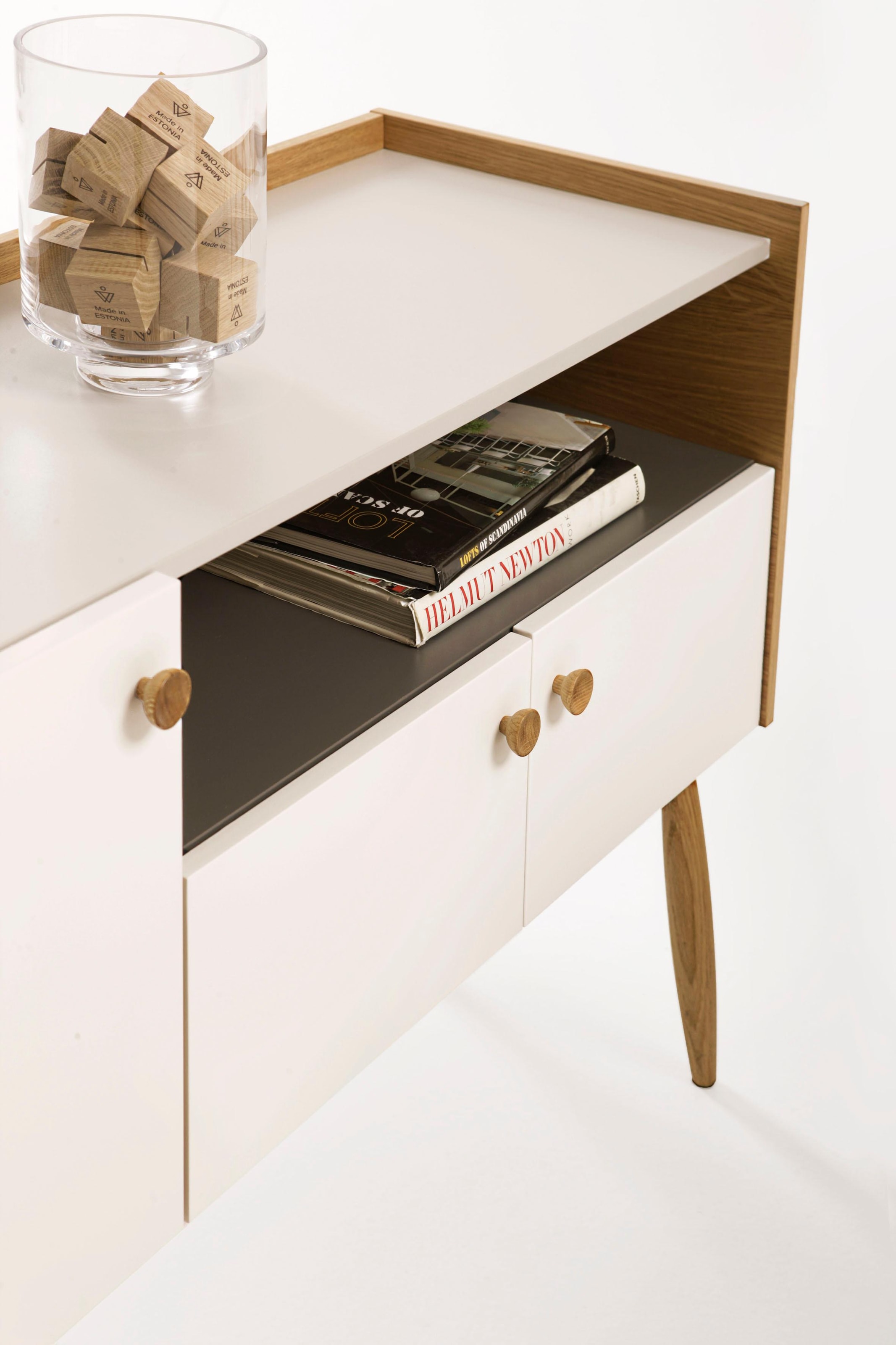 Woodman Sideboard, Kommode im angesagten skandinavischen Look, Breite 115 cm, FSC®
