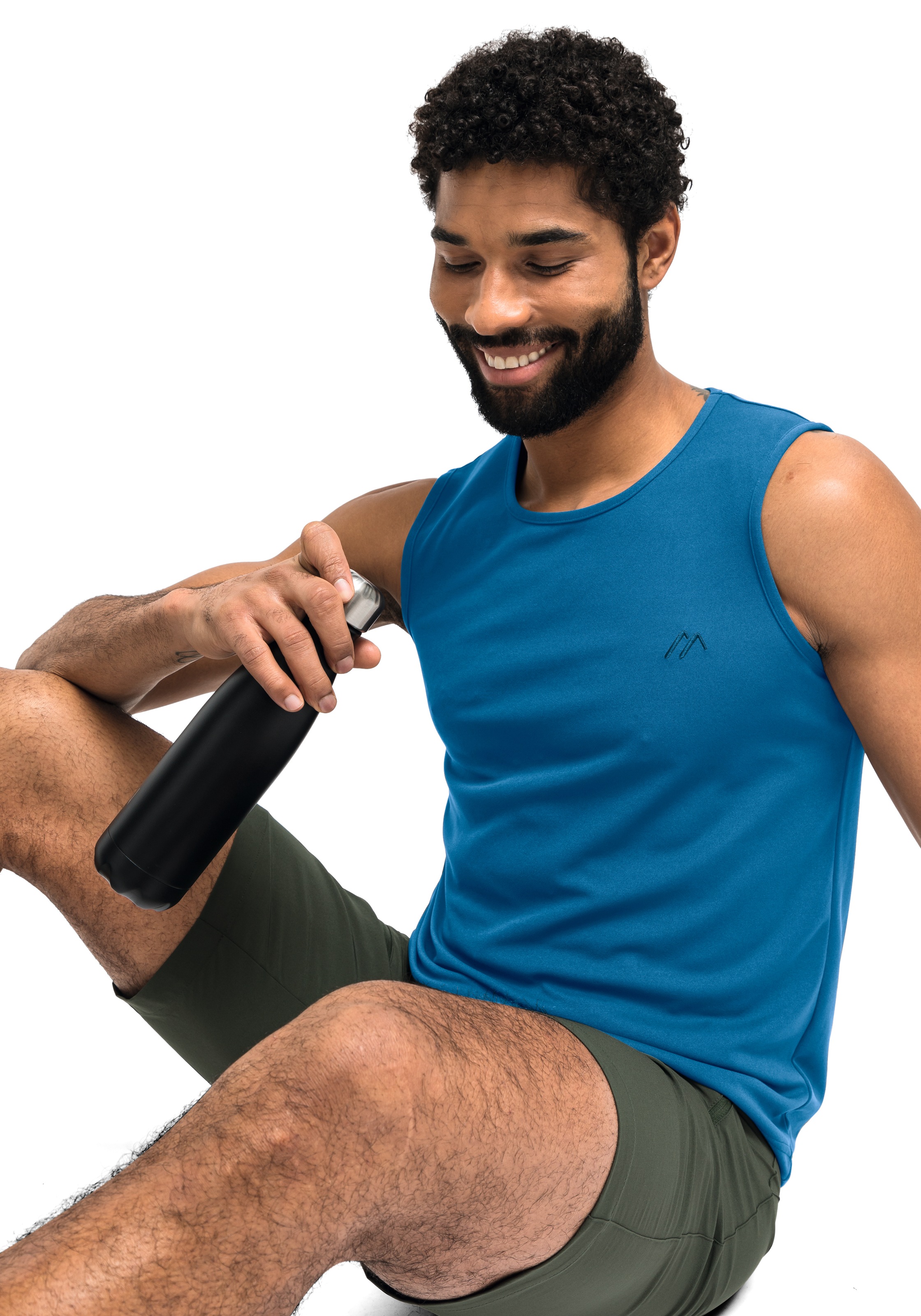 Maier Sports Funktionsshirt »Peter«, Herren rundhals Tank-Top, pique Outdoor-Shirt, schnelltrocknend