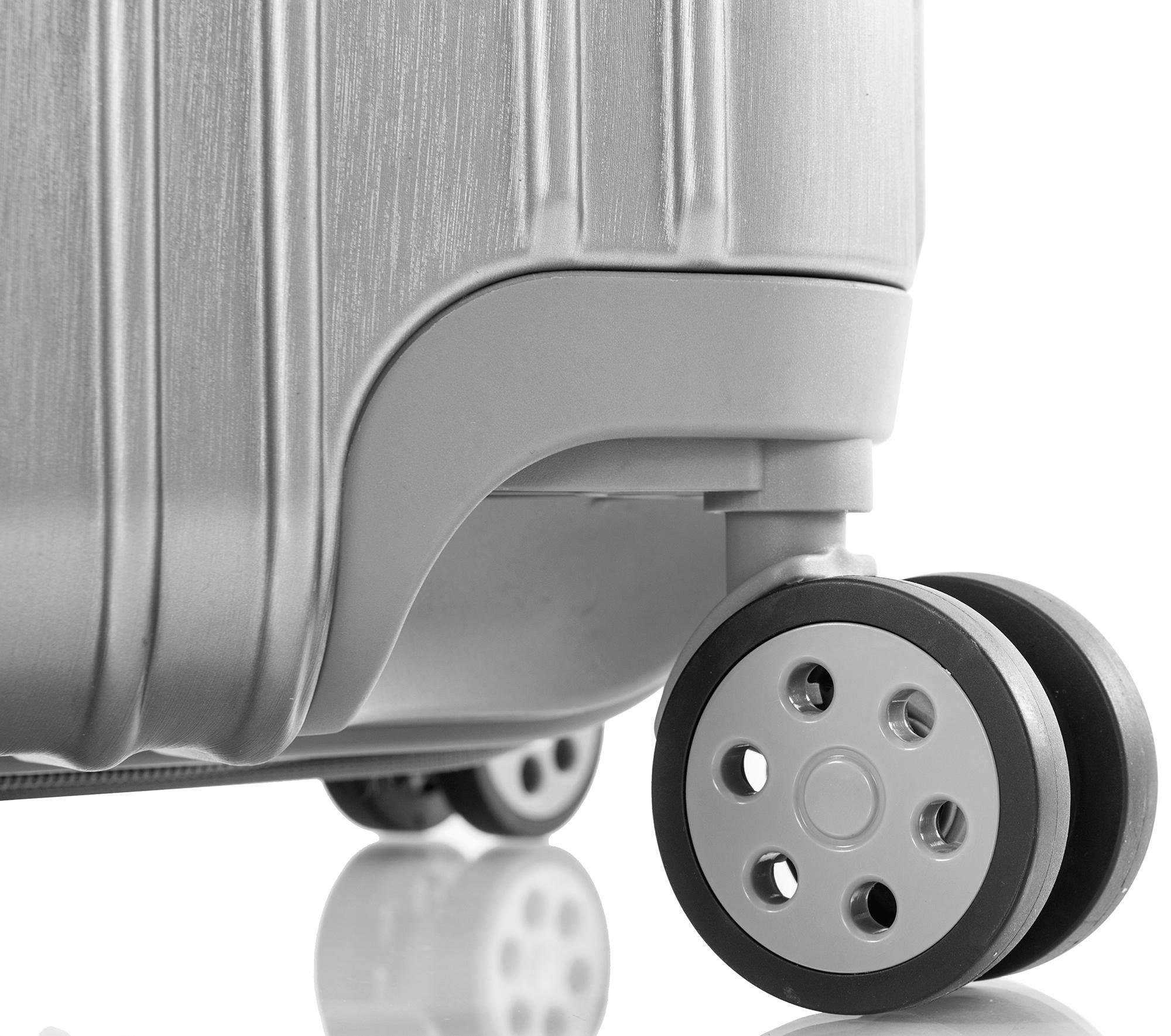 Heys Hartschalen-Trolley »Xtrak, in verschiedenen Farben und Grössen«, 4 Rollen, Heys x Joachim Llambi Handgepäck-Koffer TSA Schloss Volumenerweiterung