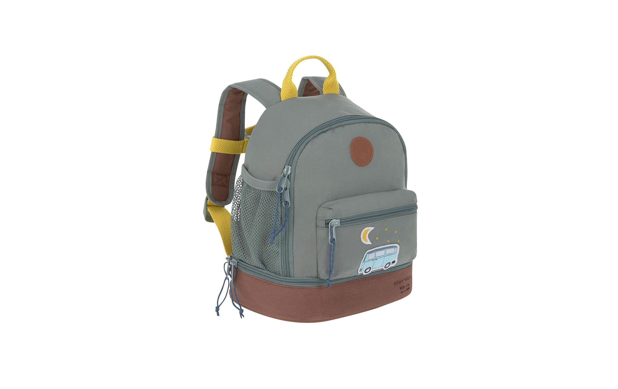 LÄSSIG Kinderrucksack »Mini Backpack Adventure Bus«, Floureszierende Flächen