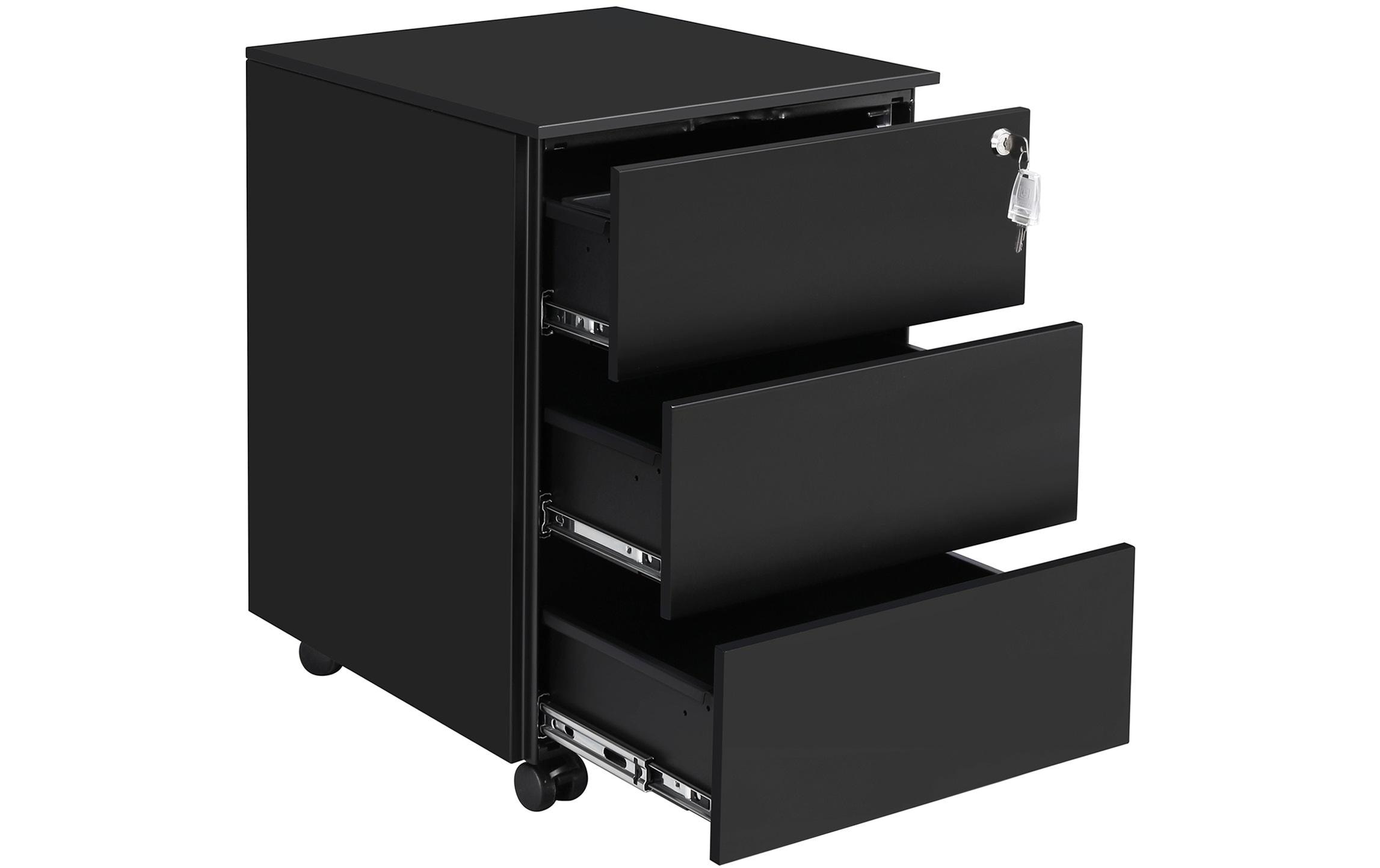 SONGMICS Rollcontainer »Schwarz«