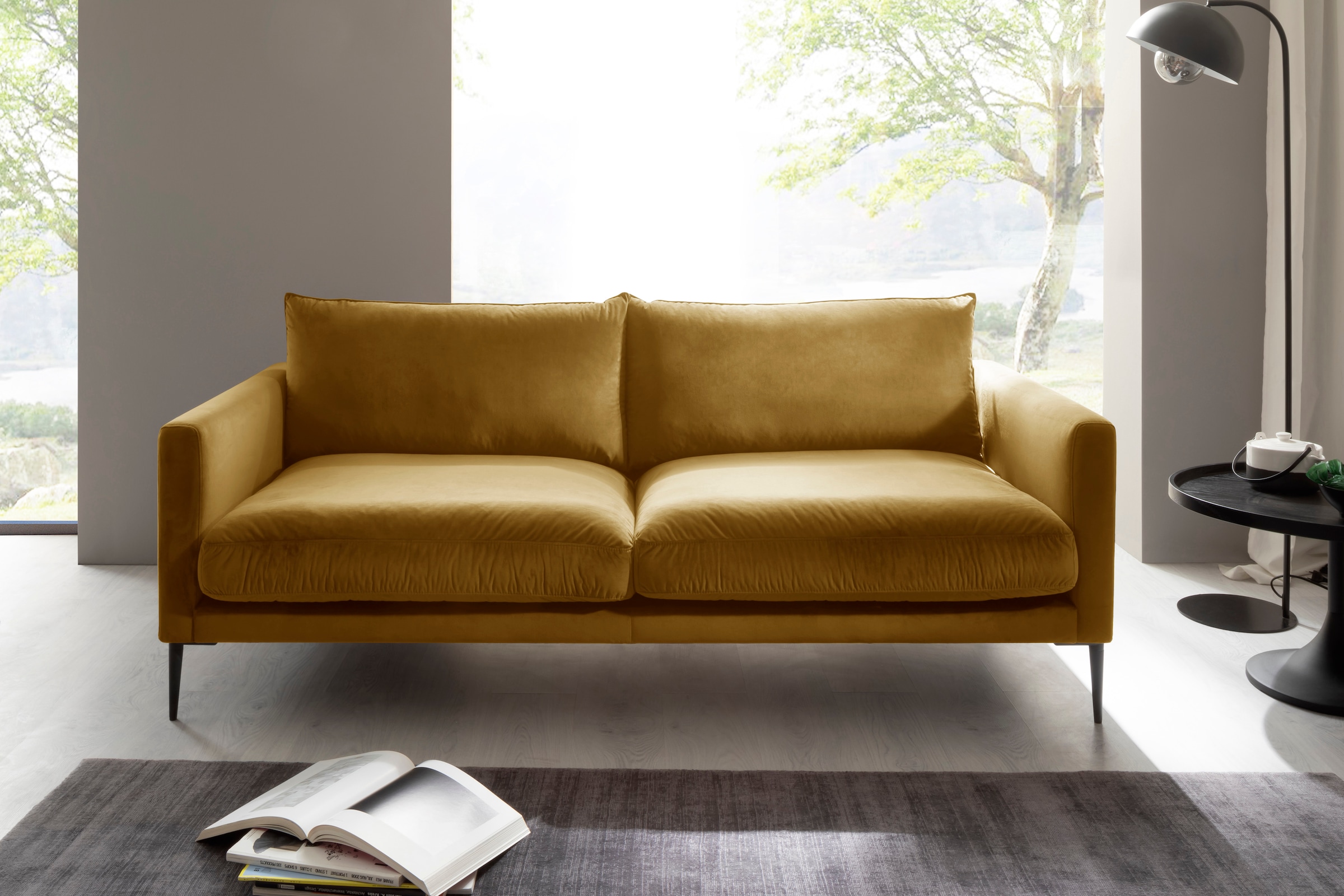 Trends by HG 3-Sitzer »Svea«, mit Metallfuss, frei im Raum stellbar
